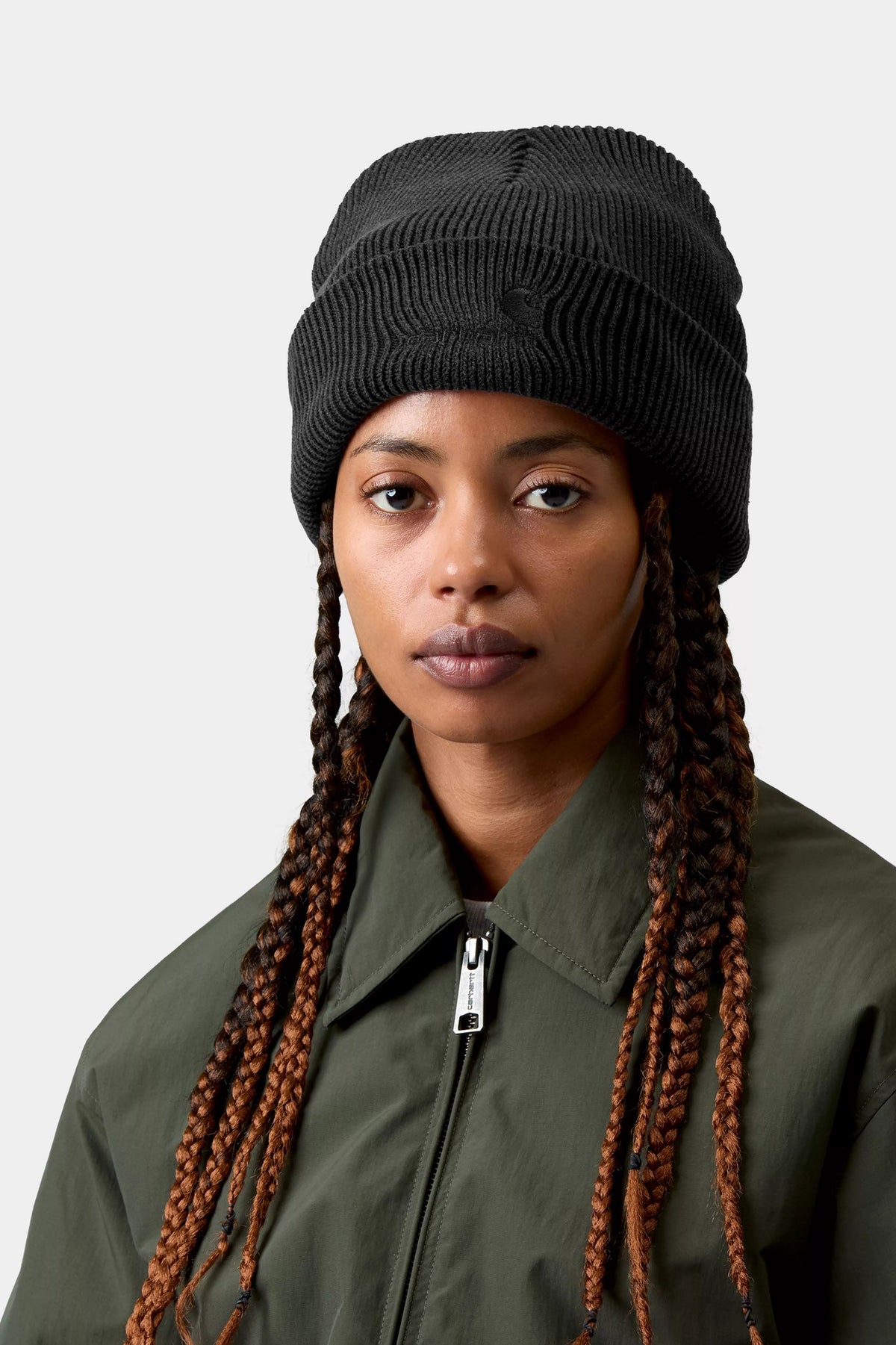 Lambert Beanie - Black moon wash