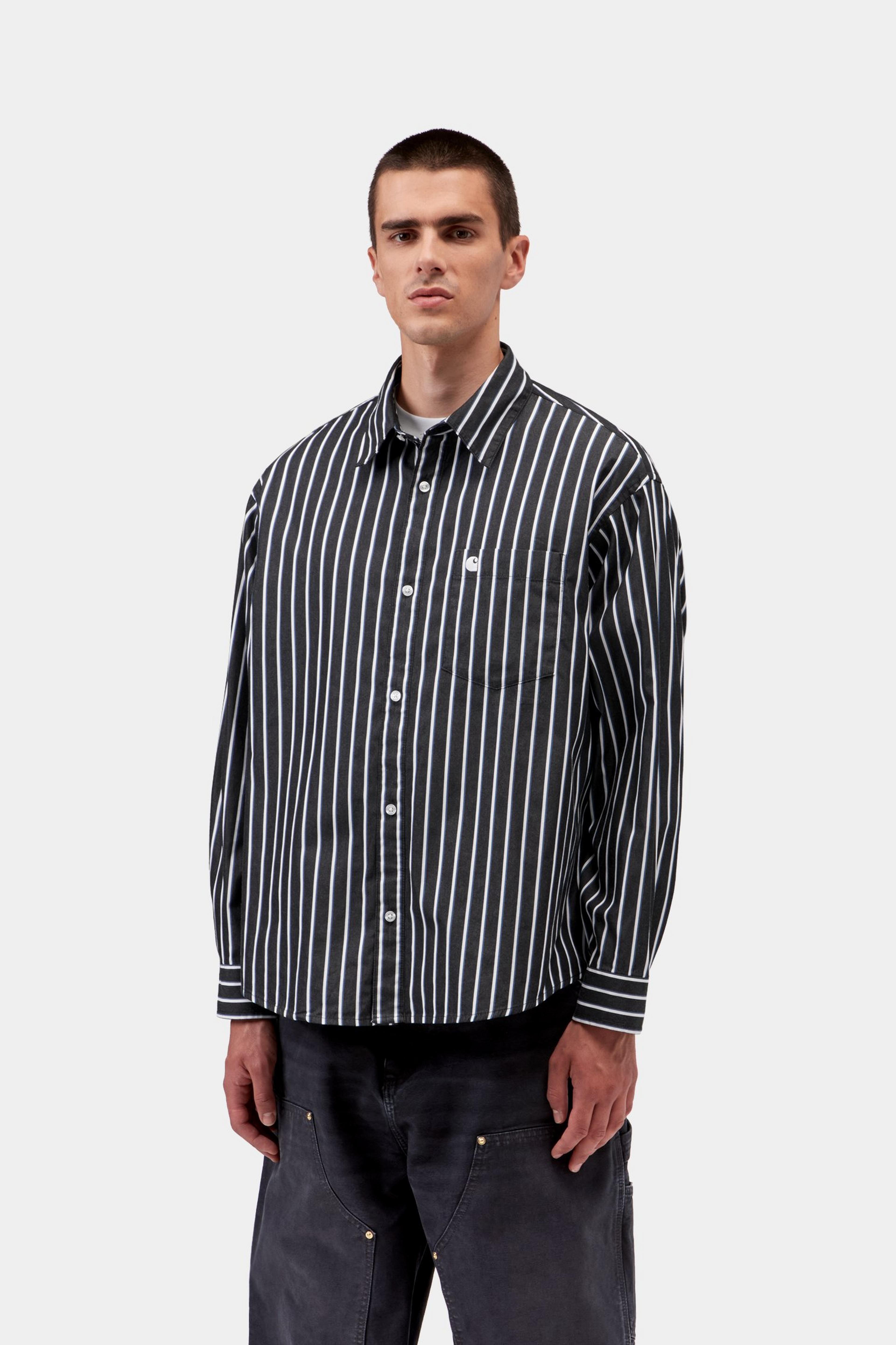 Carhartt WIP x FCRBポケットロングスリーブ Tシャツ