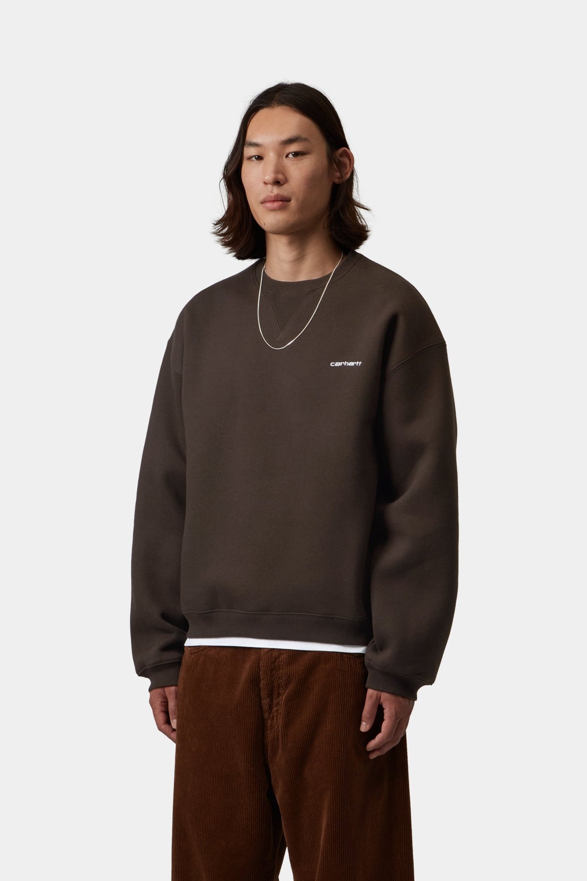 Ebbert Sweatshirt - Tobacco / White