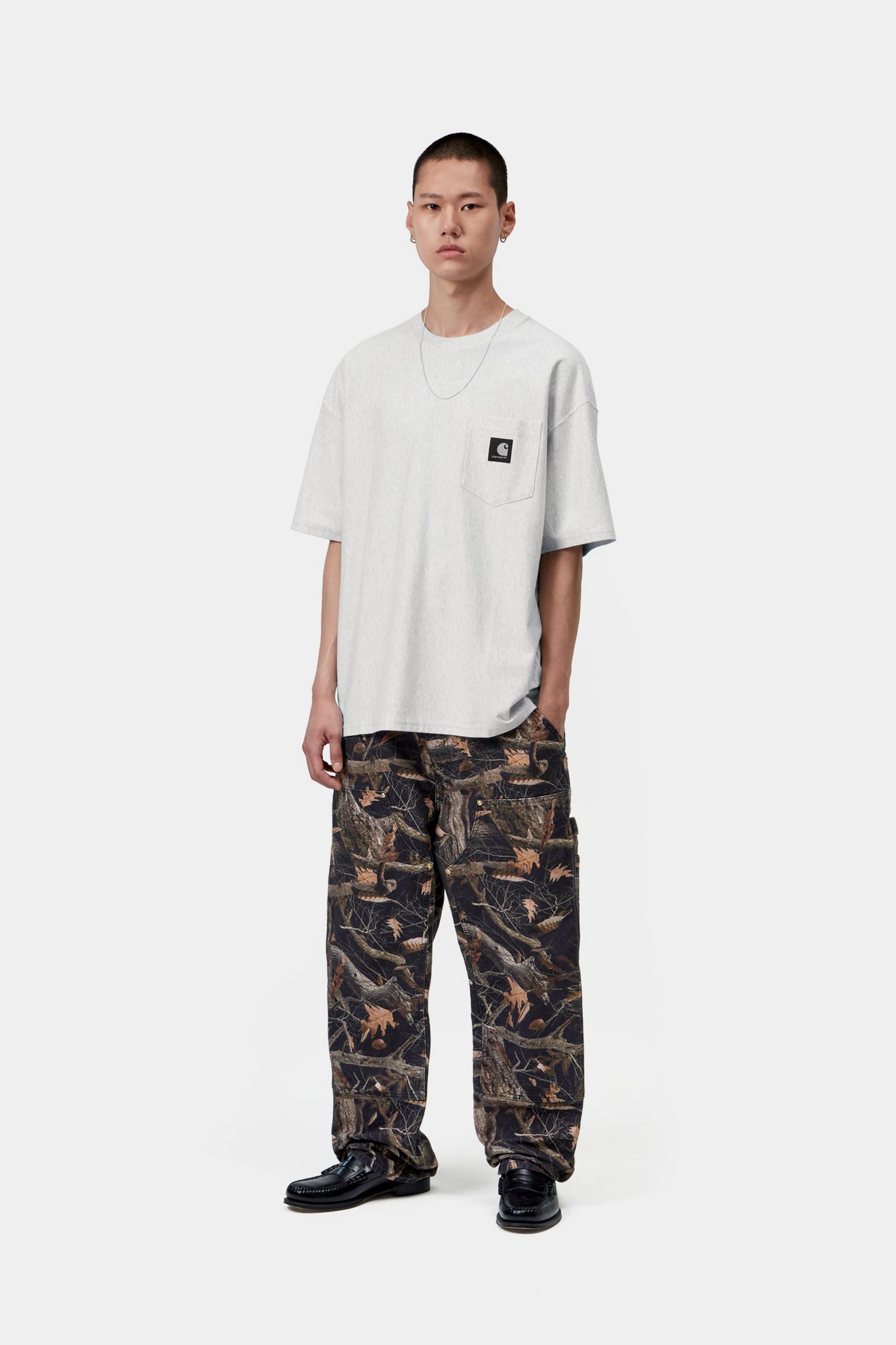 S/S OG Loose Pocket T-Shirt - Ash Heather