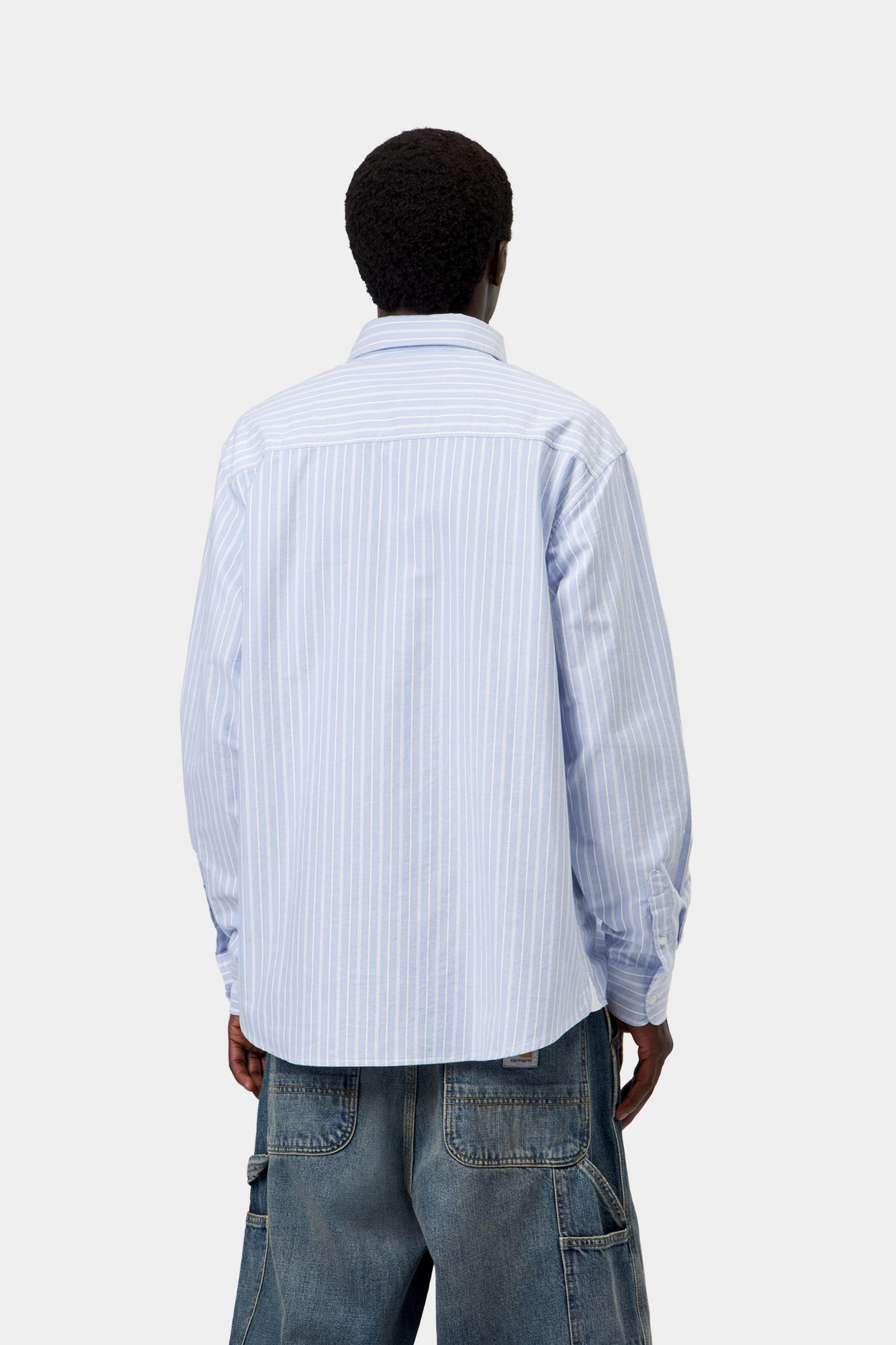 L/S Kanan Shirt - Kanan Stripe, Bleach