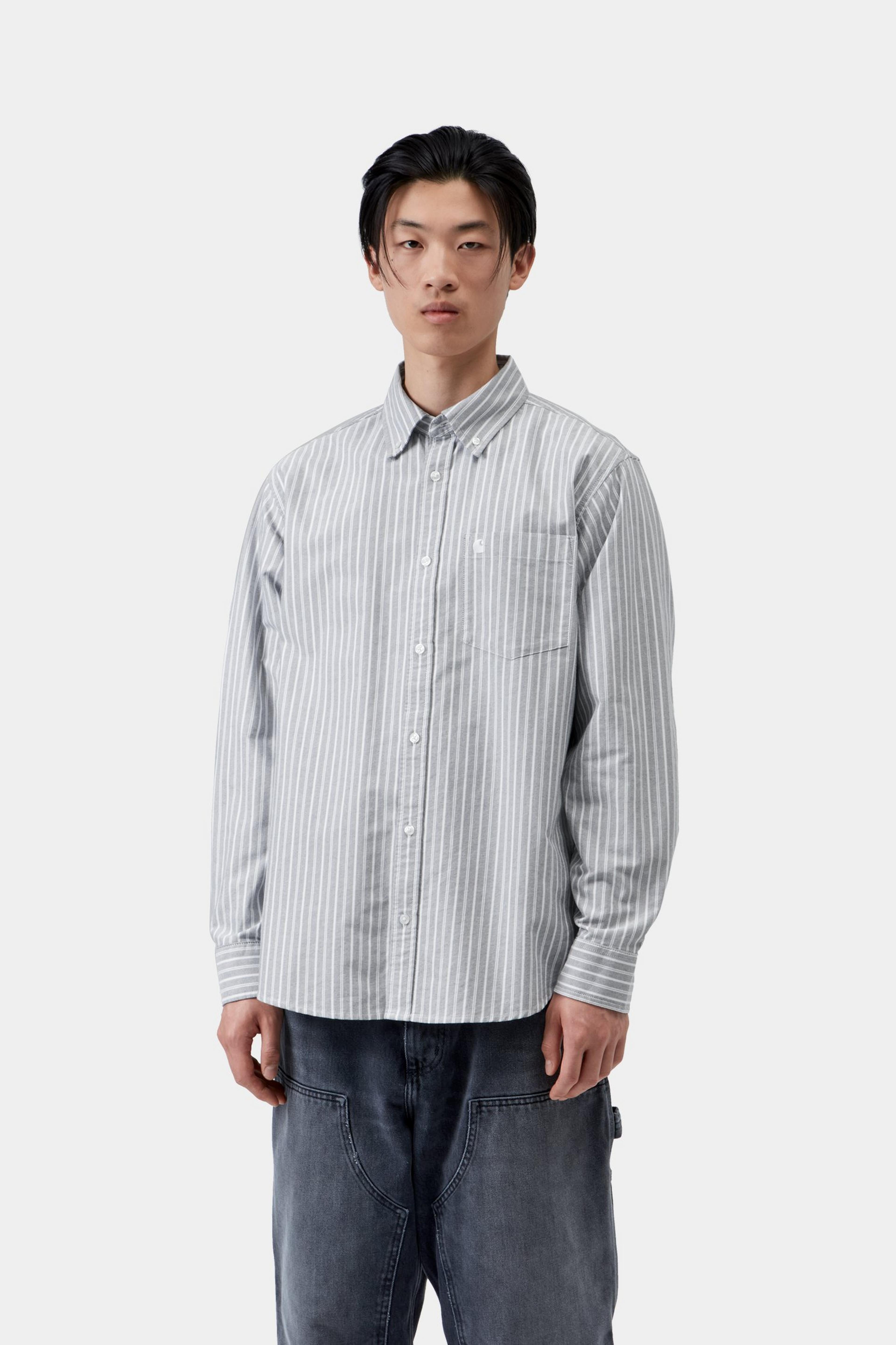 L/S Kanan Shirt - Kanan Stripe, Black