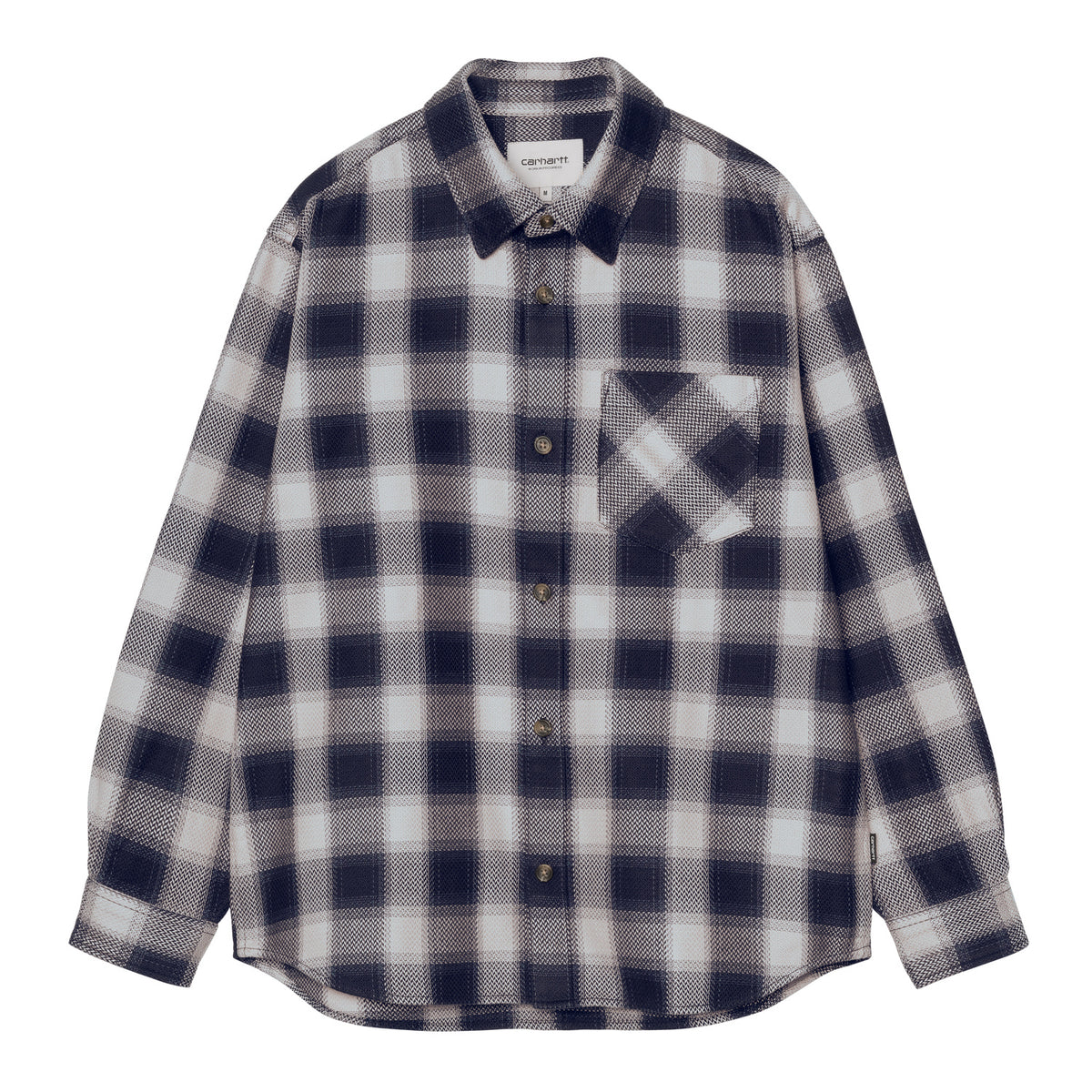 L/S Dayne Shirt - Dayne Check, Dark Scarab