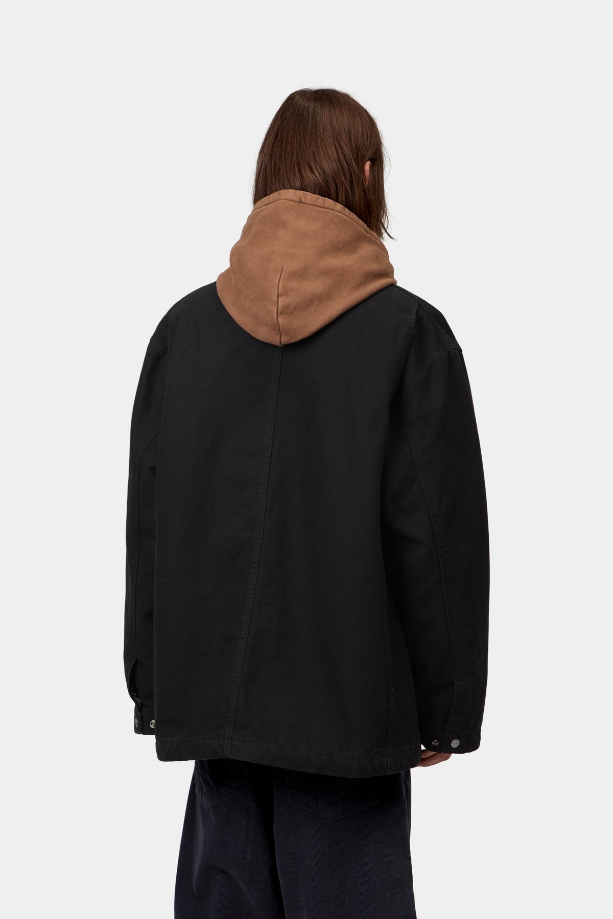 Lander Coat - Black / Black stone washed