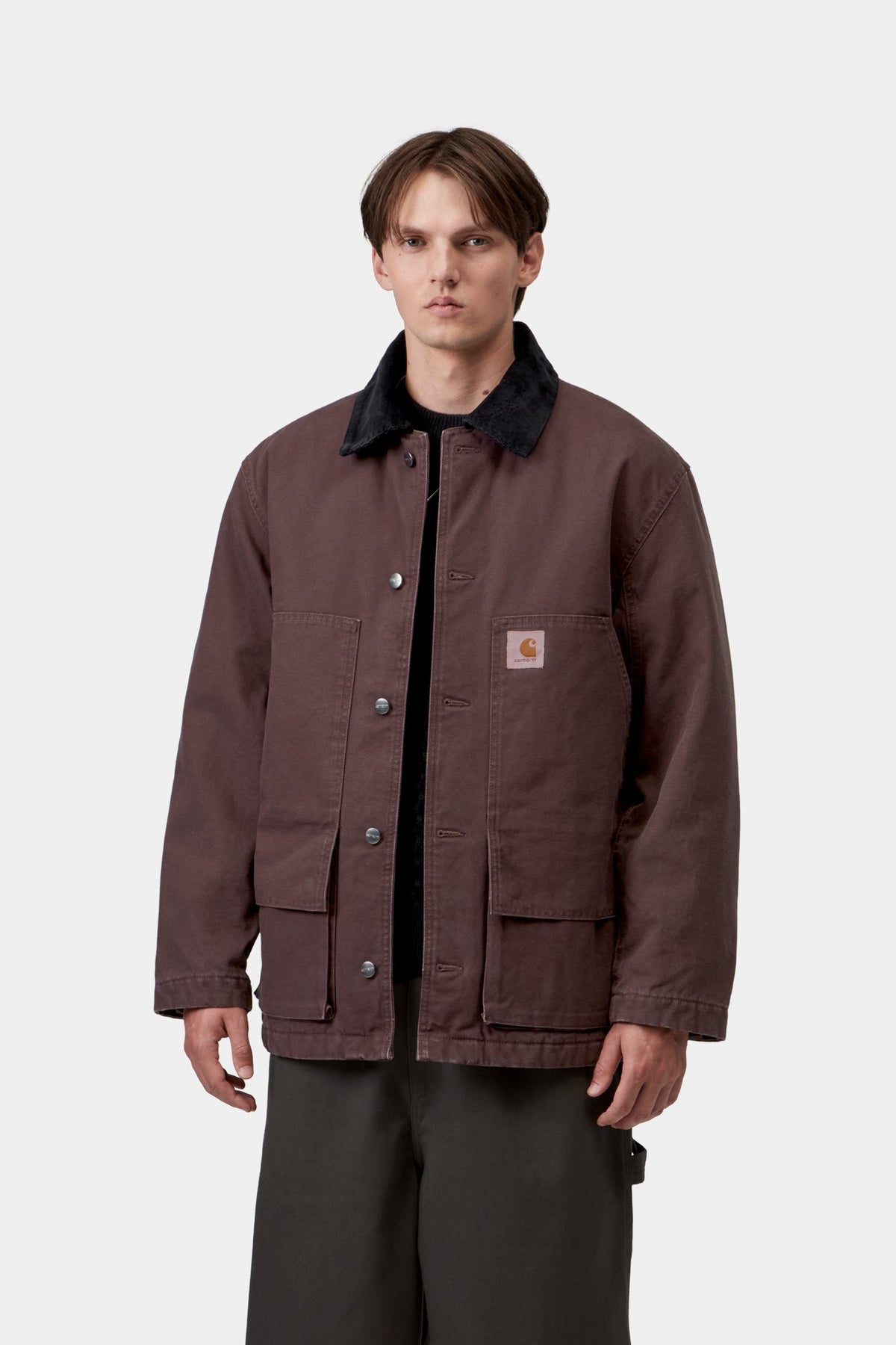 Lander Coat - Palisander / Black stone washed