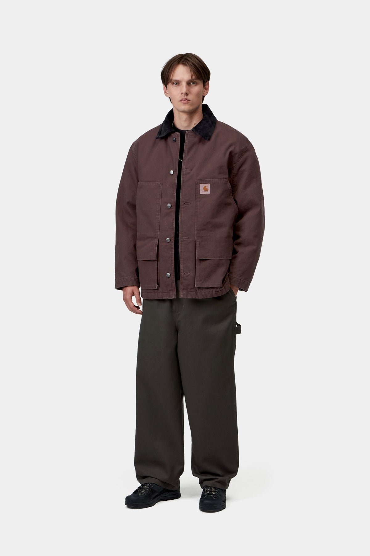 Lander Coat - Palisander / Black stone washed