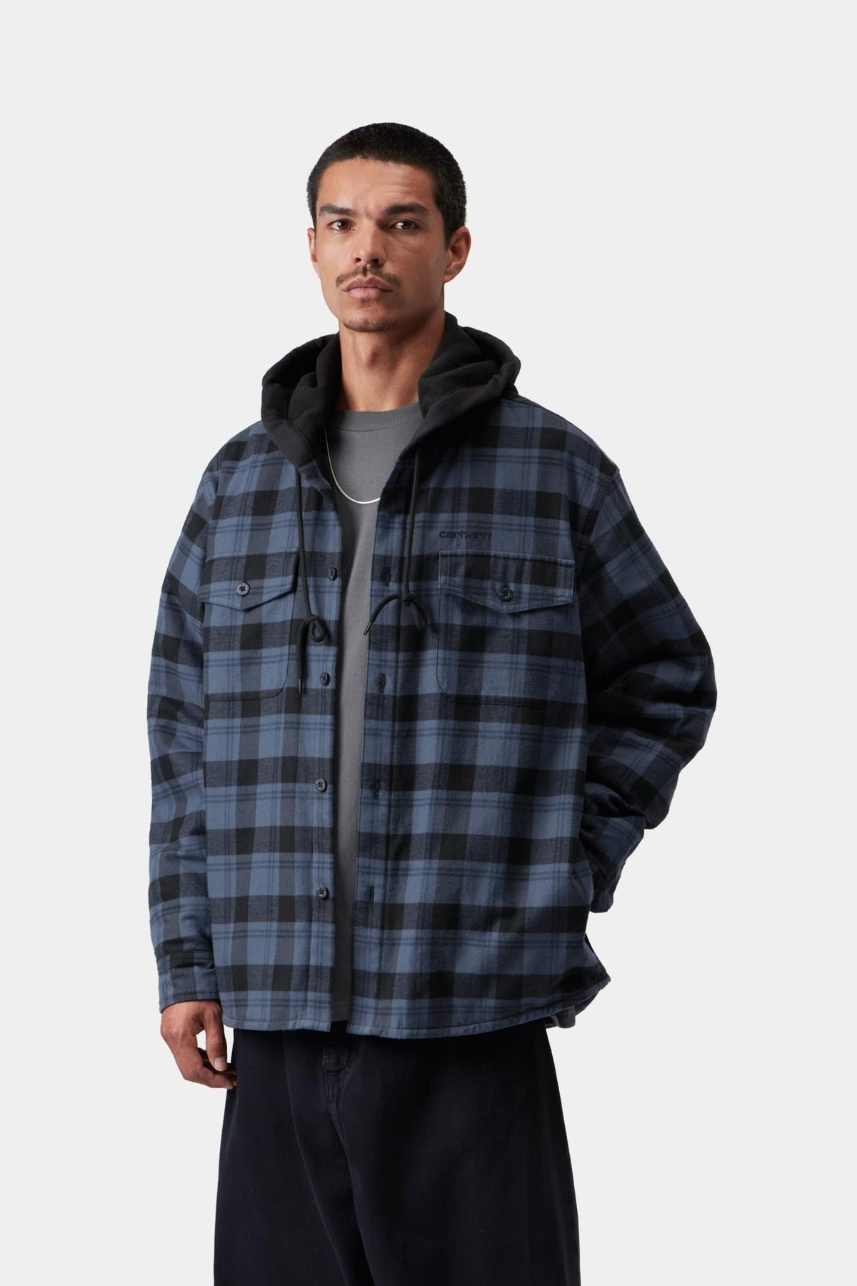 Cobrin Shirt Jac - Cobrin Check, Blue