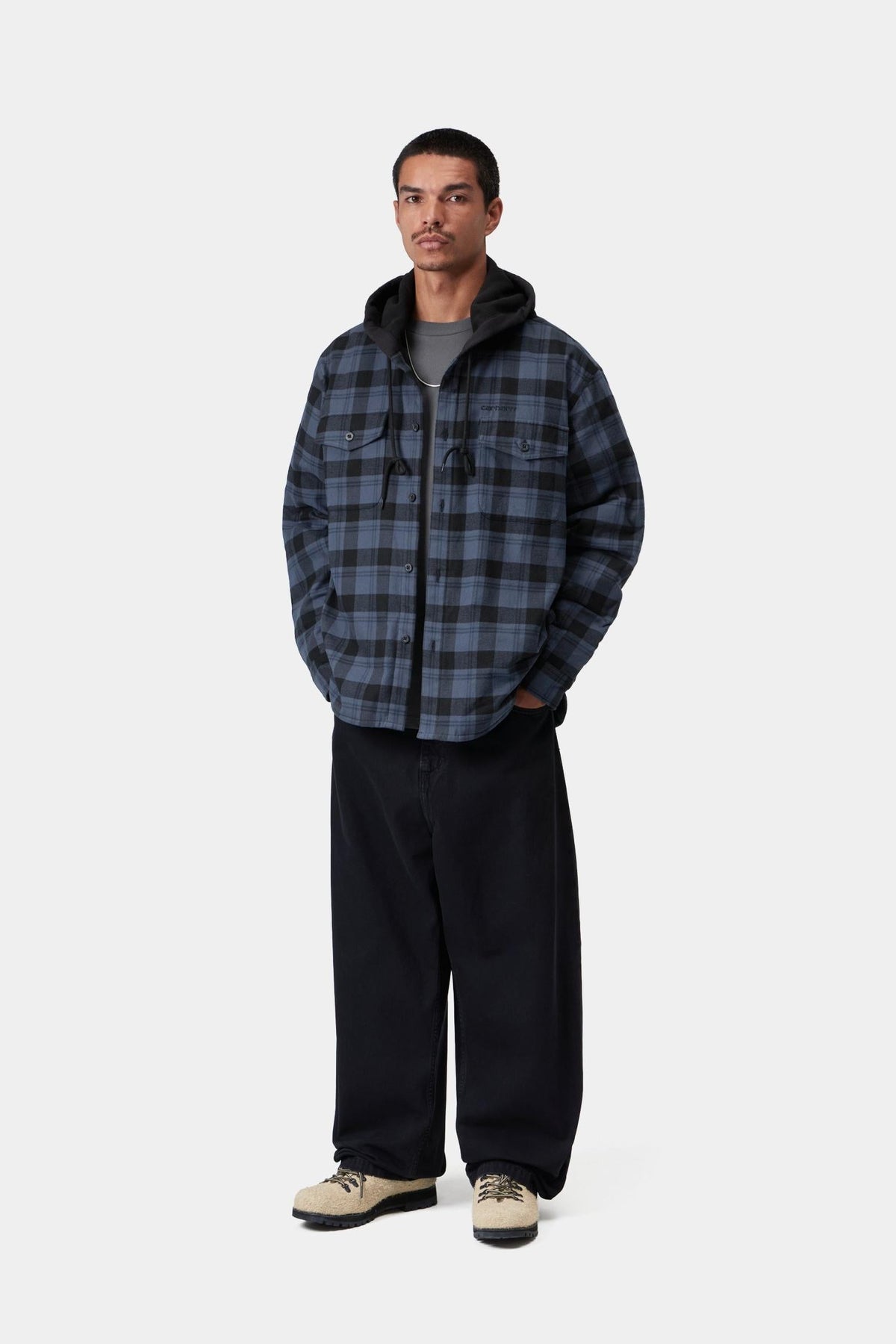 Cobrin Shirt Jac - Cobrin Check, Blue