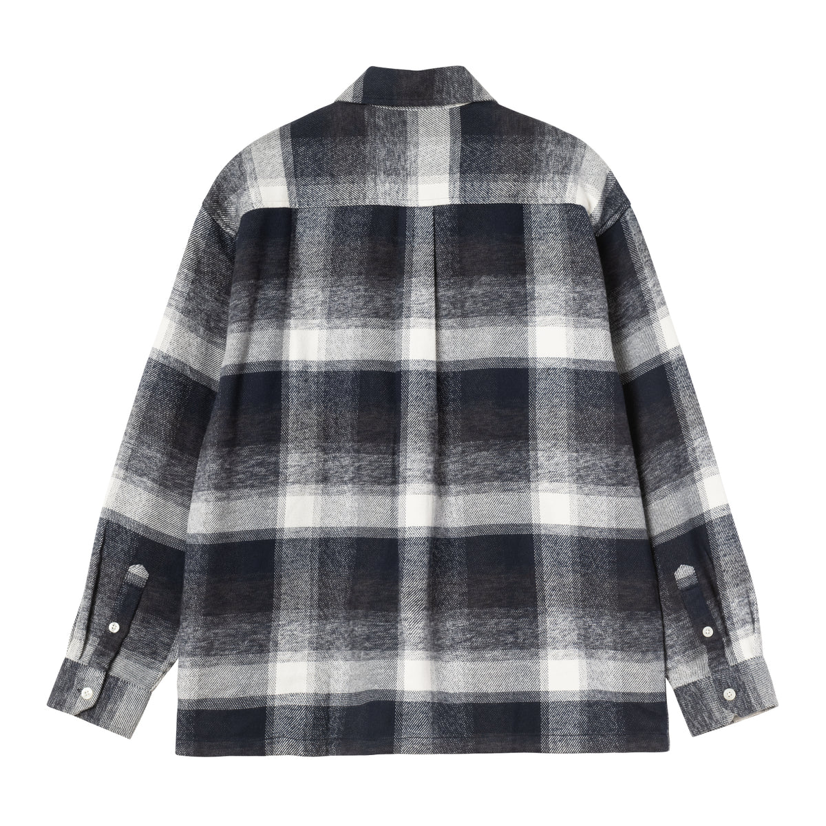 L/S Esterson Shirt - Esterson Check, Dark Navy