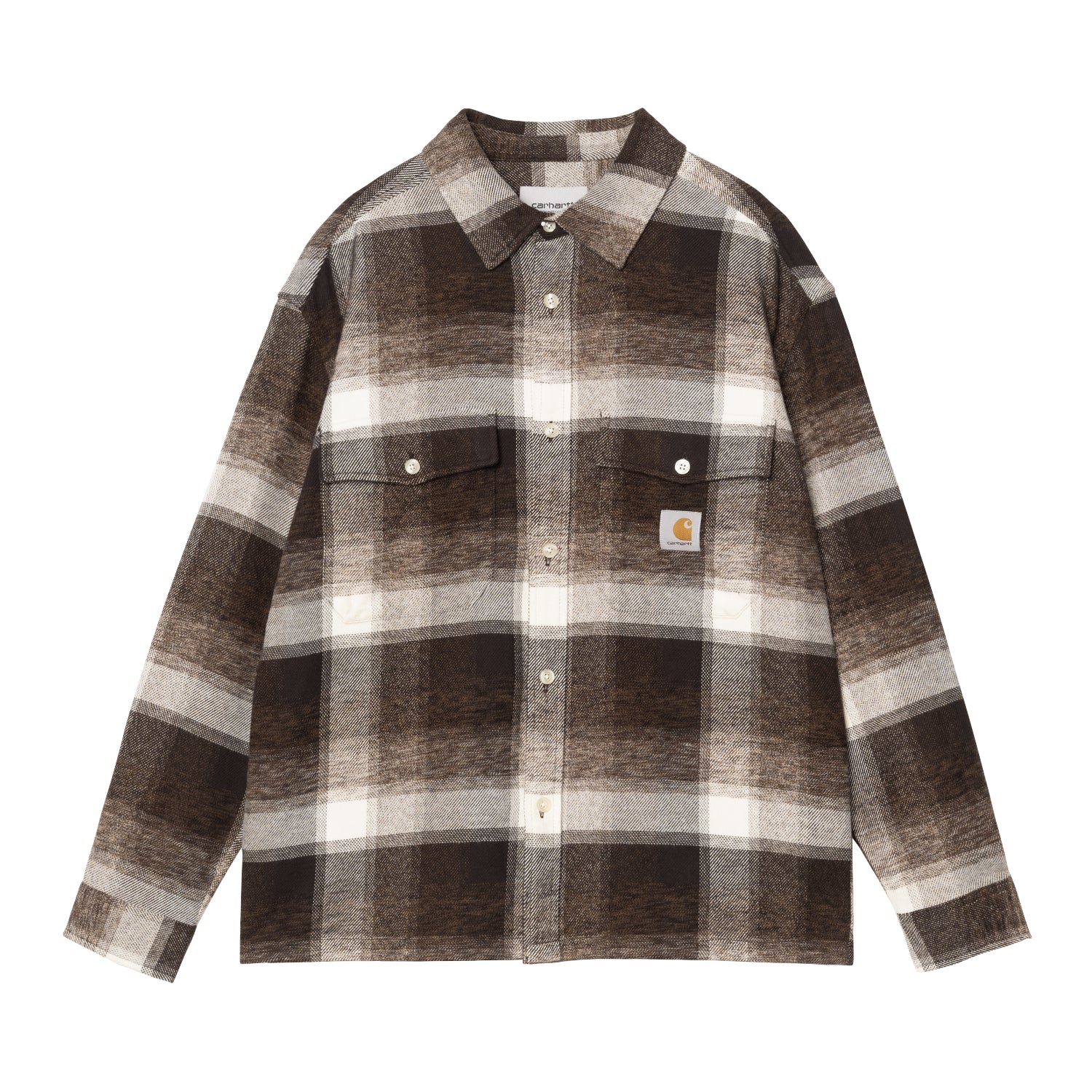 L/S Esterson Shirt - Esterson Check, Tobacco 1