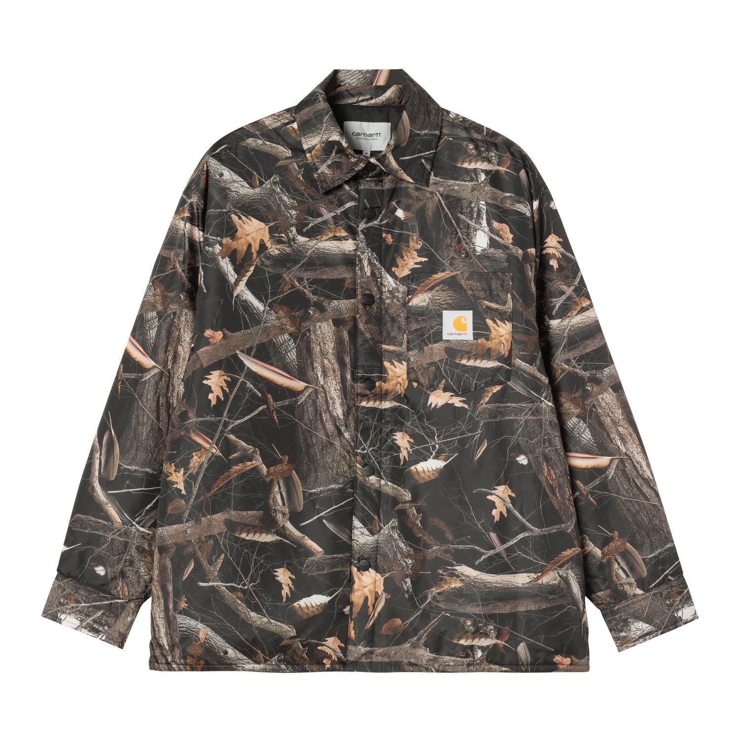 Kandler Shirt Jac - Camo Feather Tree, Black 1