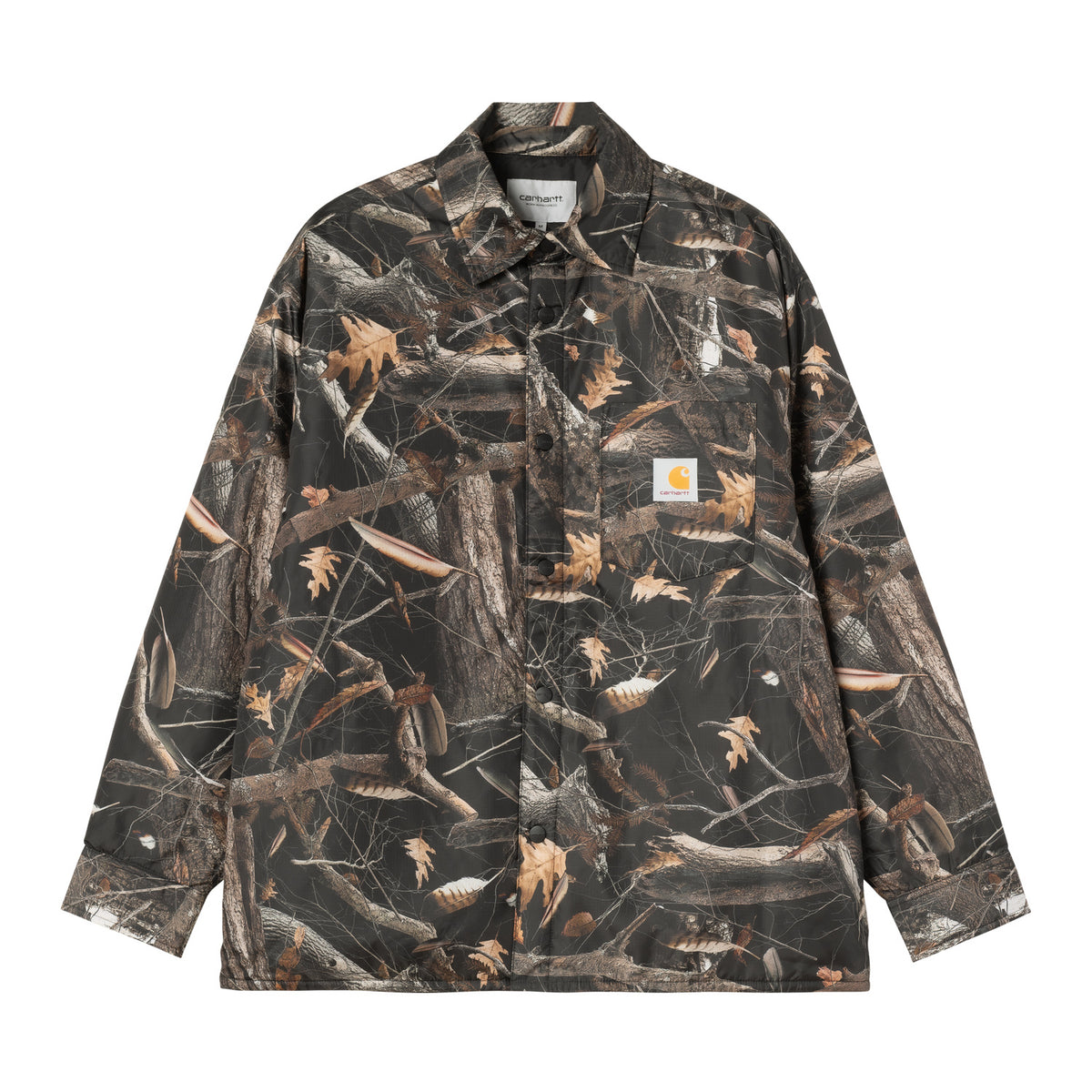 Kandler Shirt Jac - Camo Feather Tree, Black