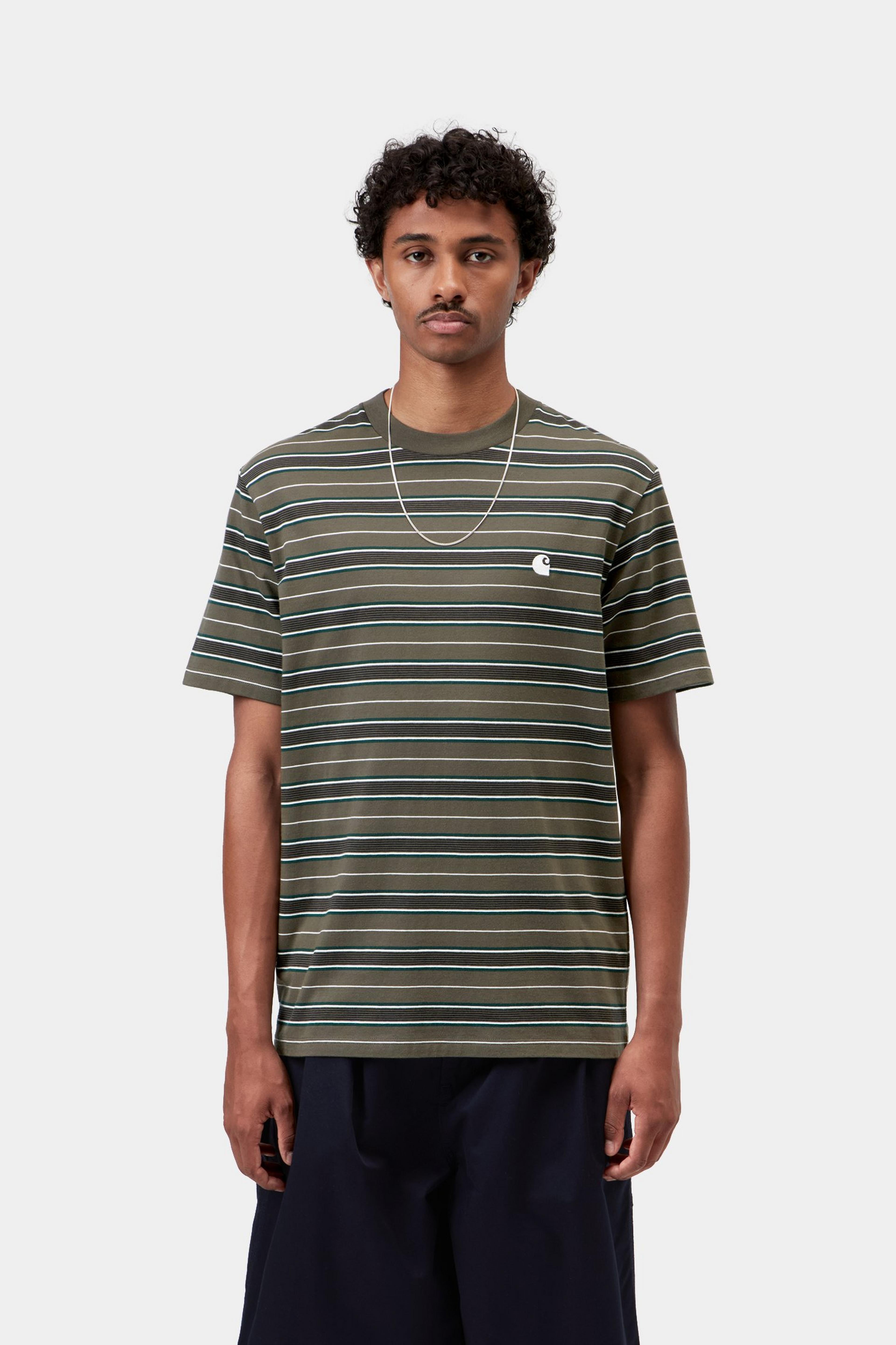 S/S Bronson T-Shirt - Bronson Stripe, Cypress