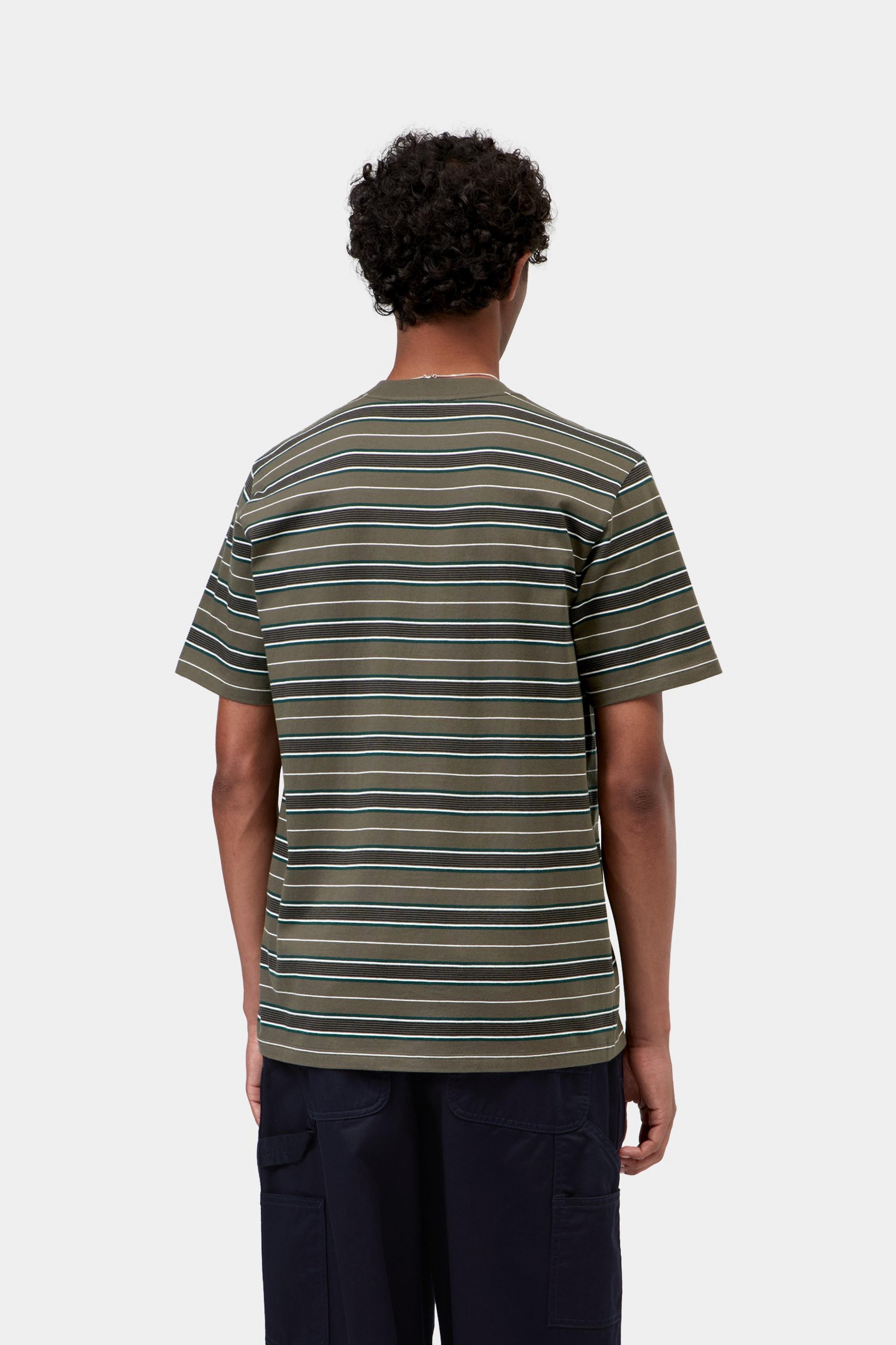 S/S Bronson T-Shirt - Bronson Stripe, Cypress