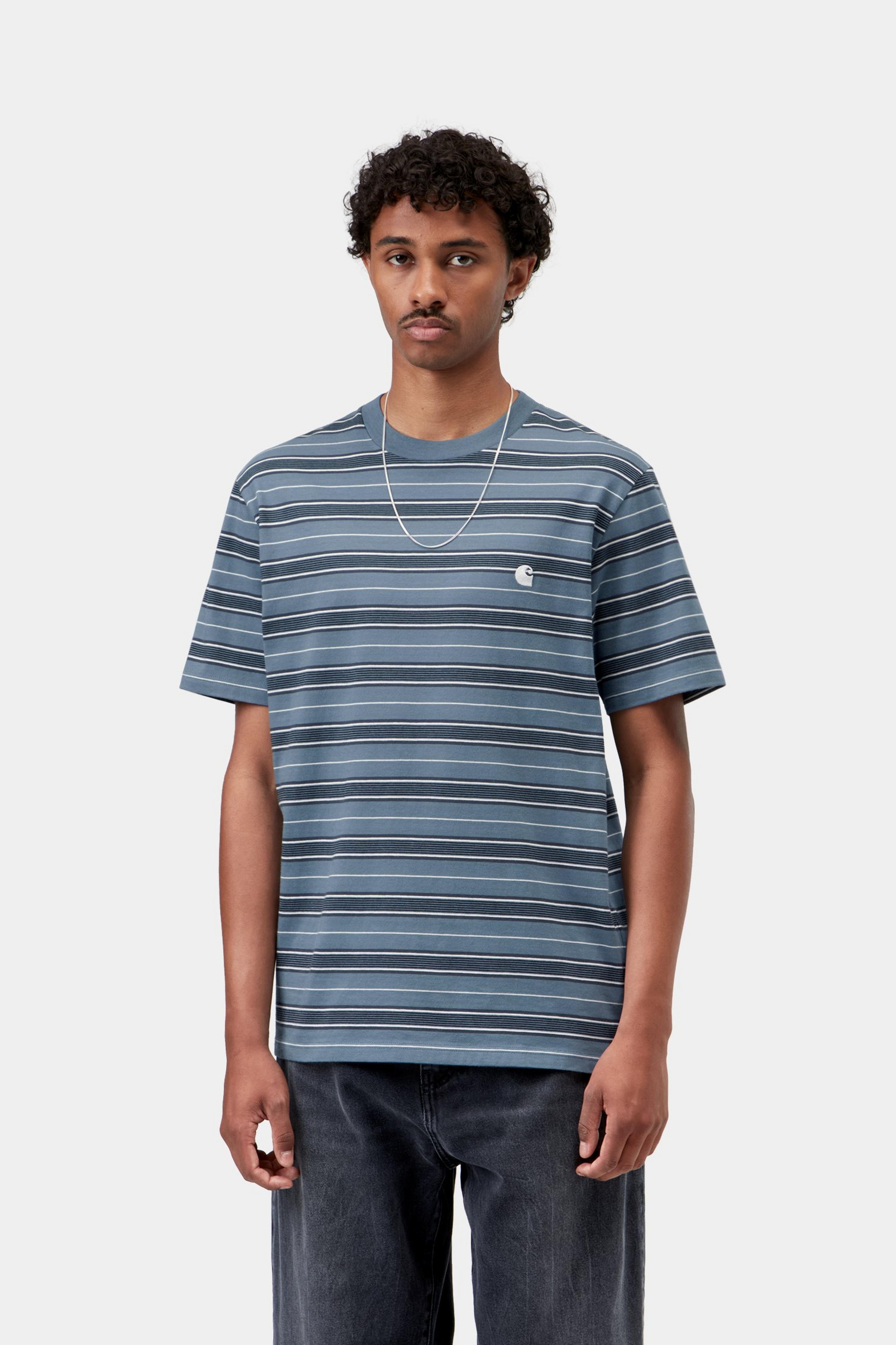 S/S Bronson T-Shirt - Bronson Stripe, Icesheet