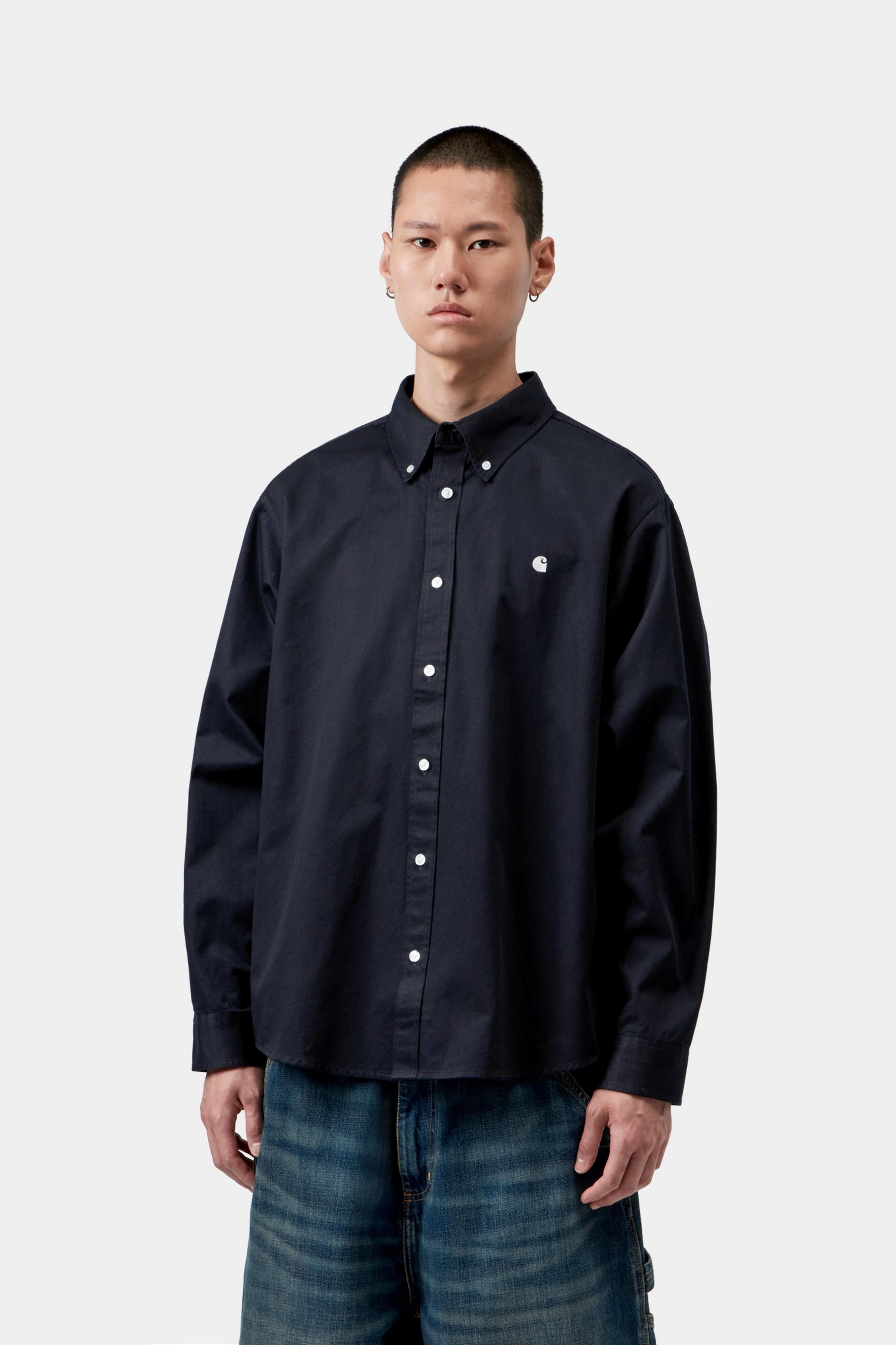 L/S OG Madison Shirt - Dark Navy 2