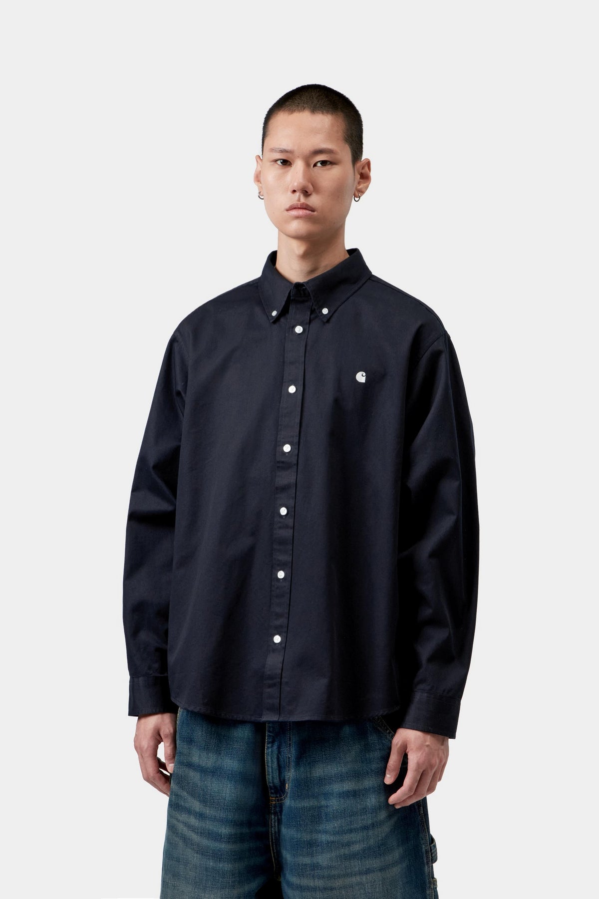 L/S OG Madison Shirt - Dark Navy