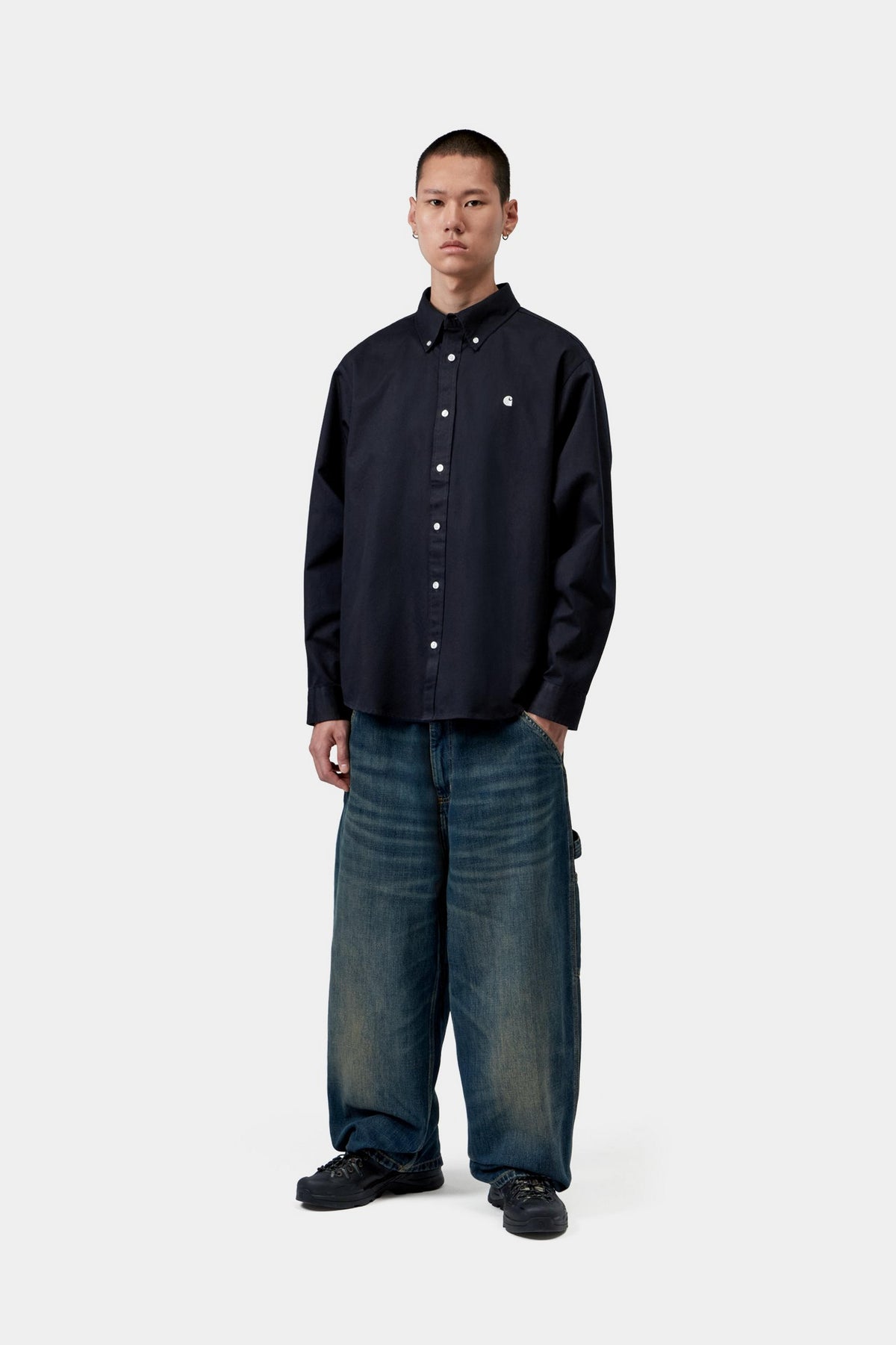 L/S OG Madison Shirt - Dark Navy