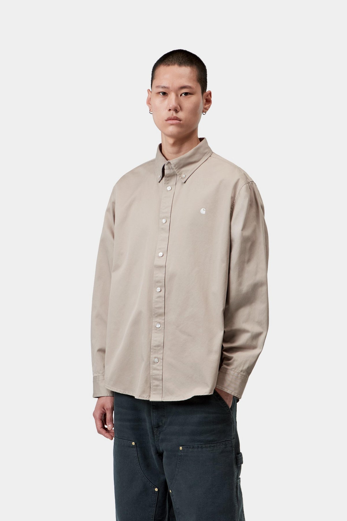 L/S OG Madison Shirt - Fleur De Sel