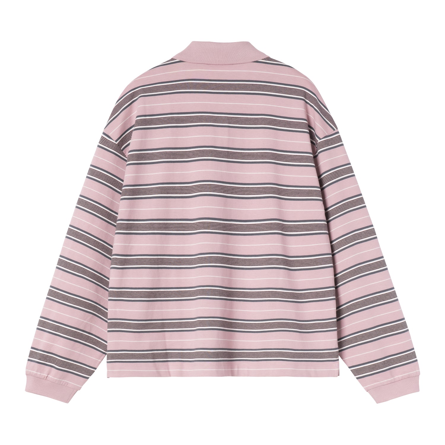 W' L/S Bronson Polo - Bronson Stripe, Hortensia
