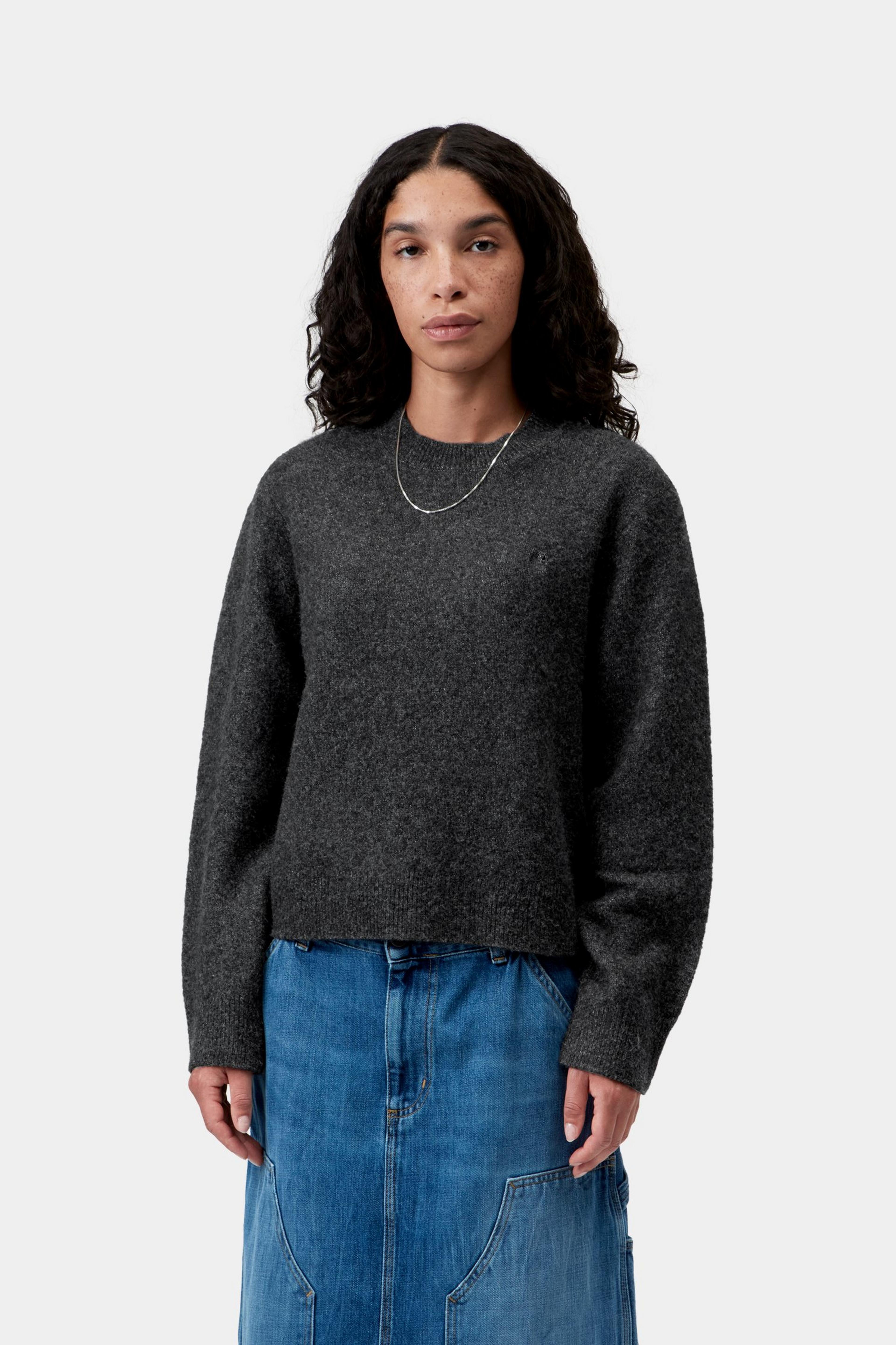 W’ Curtis Sweater - Tangled Black 2