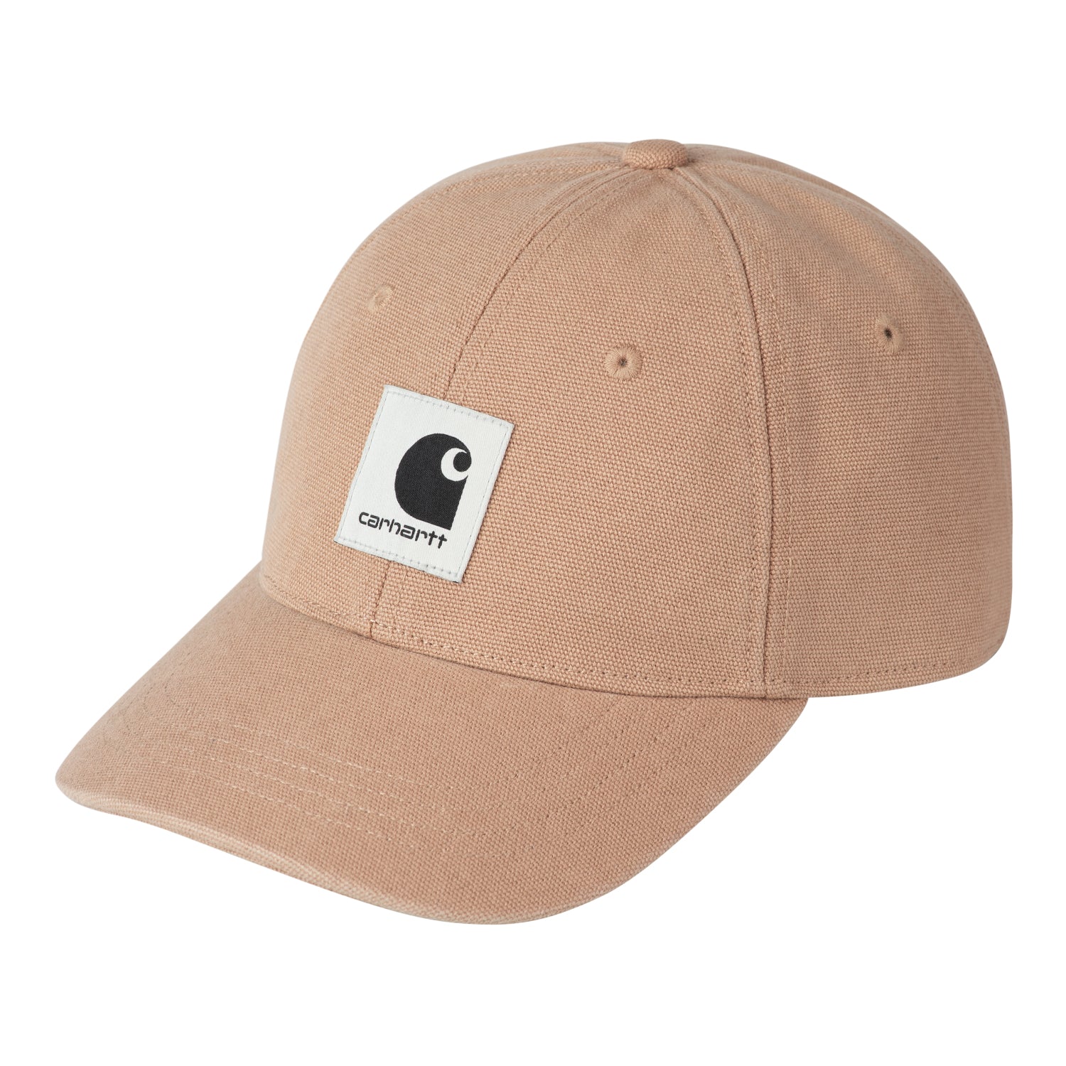 Canvas Cap - Dusty H Brown, Stone washed