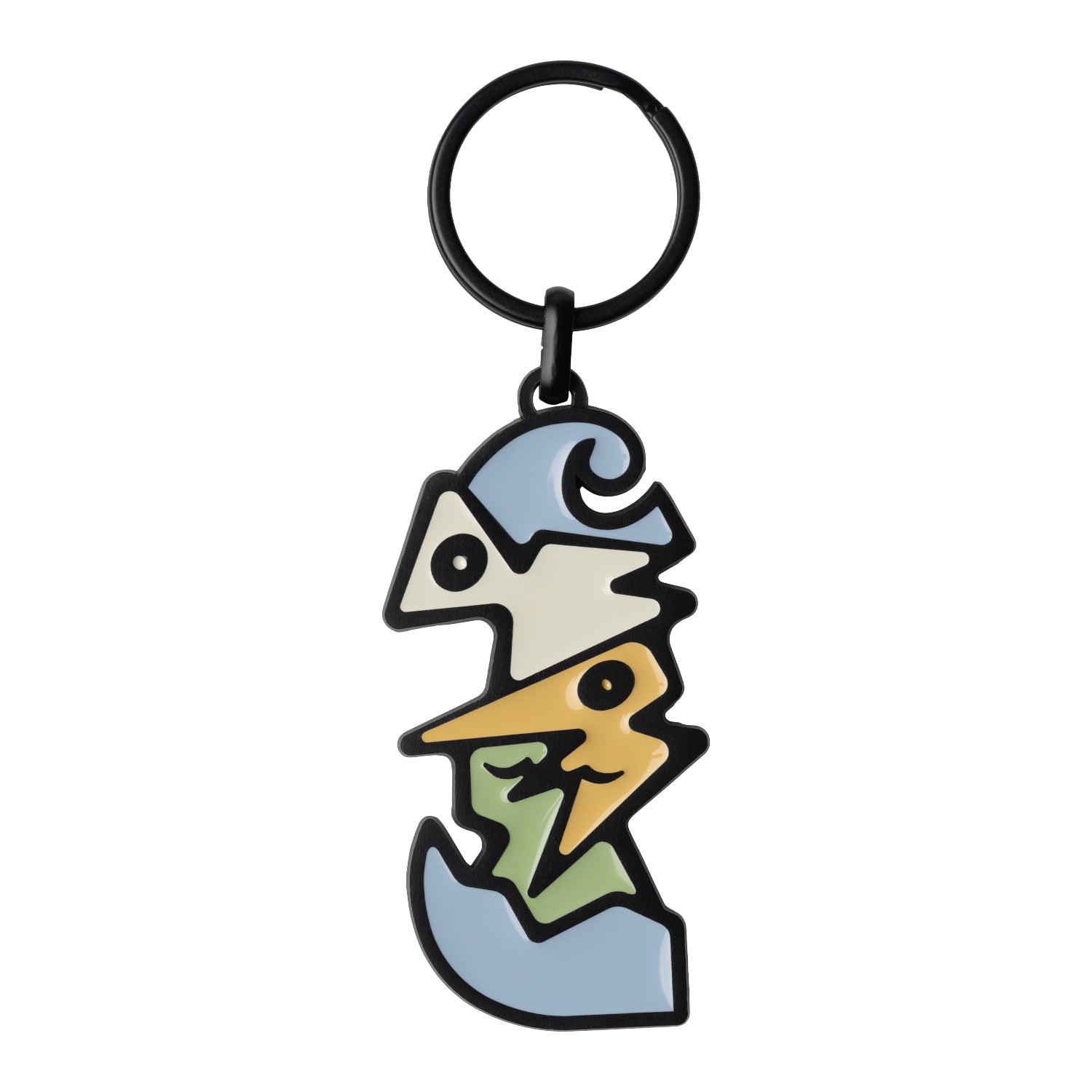 Cubist Keychain - Multicolor