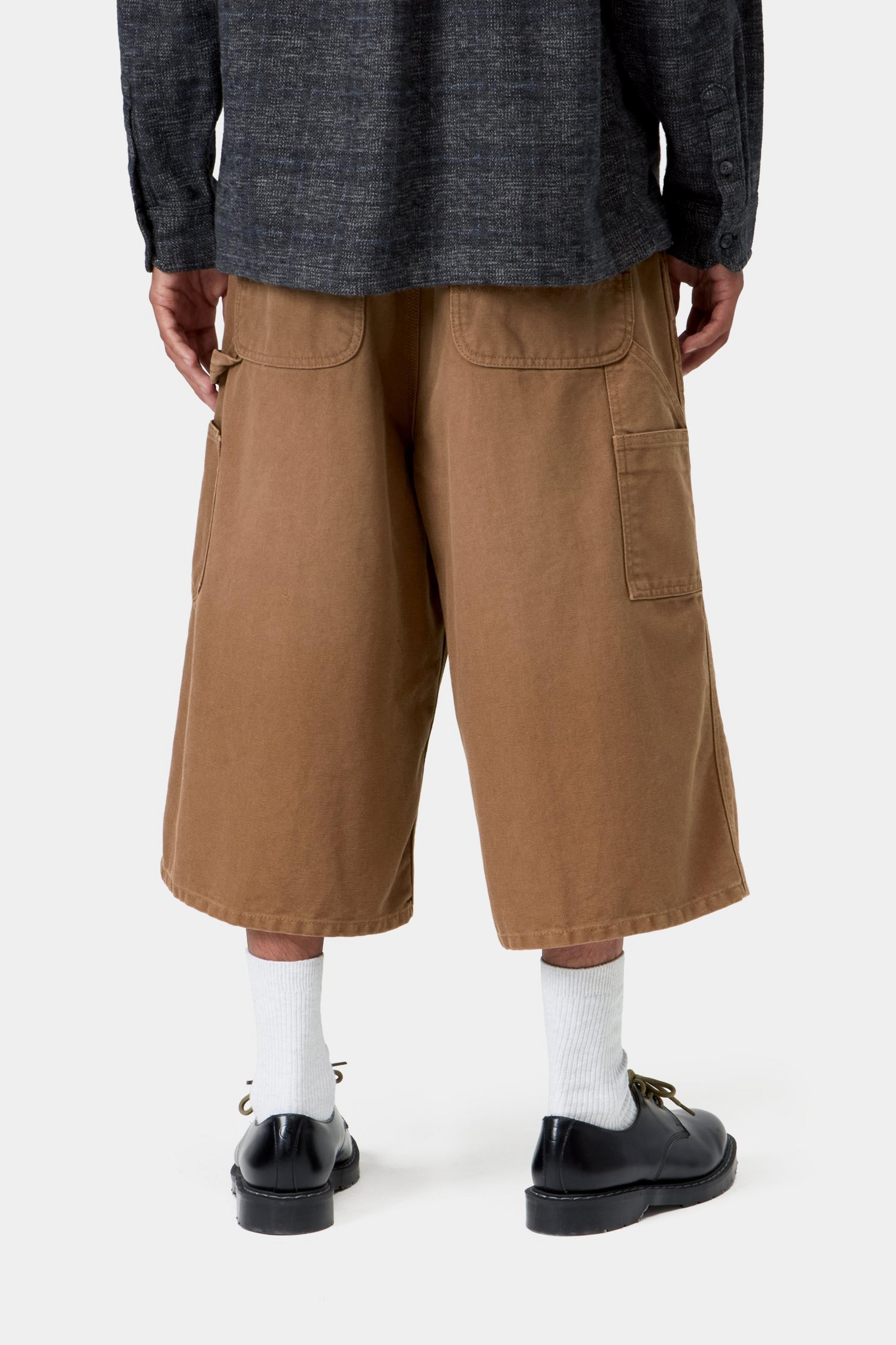 OG Single Knee Long Short - WIP H Brown stone canvas 3