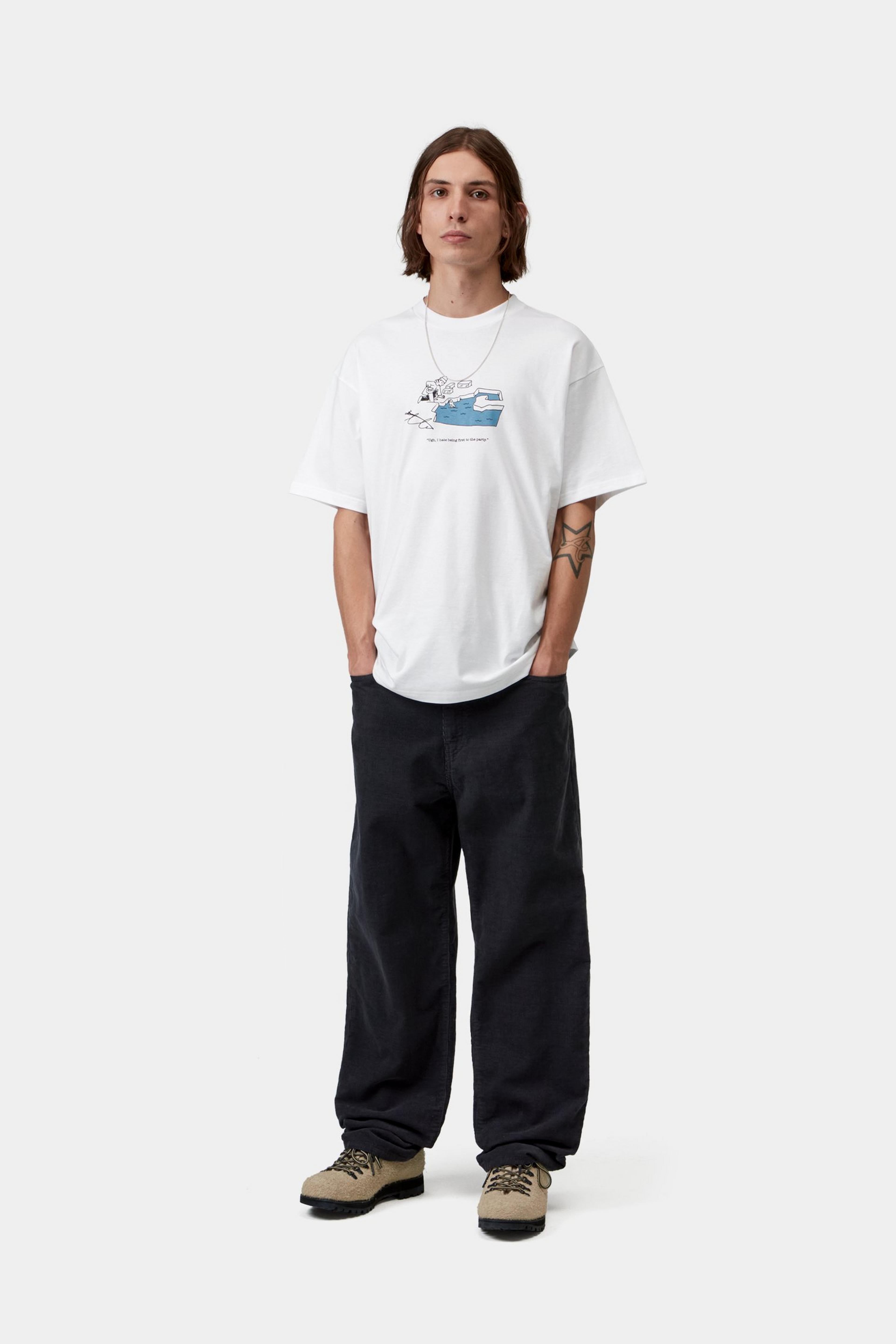 S/S Ice Fishing T-Shirt - White 4