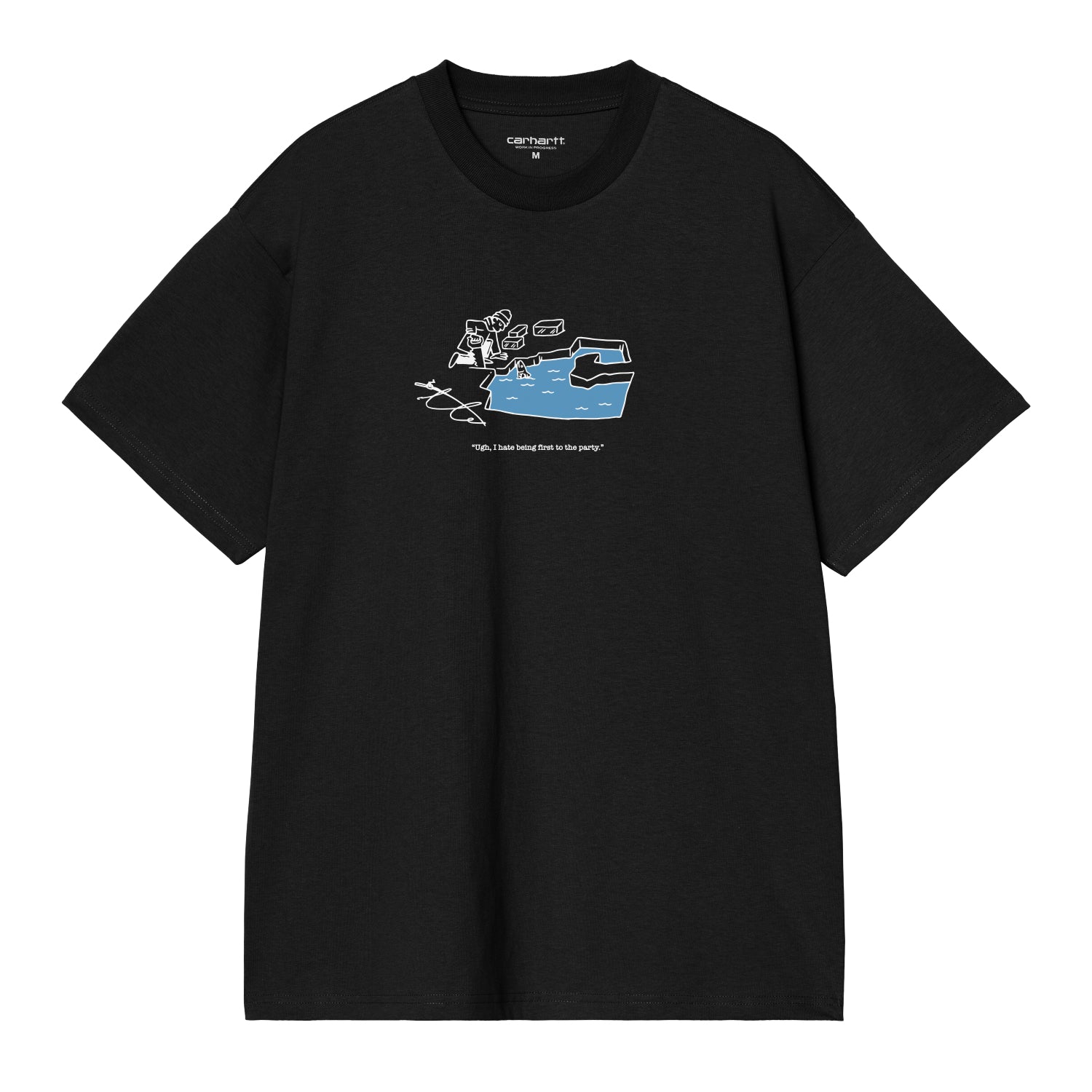 S/S Ice Fishing T-Shirt - Black 1