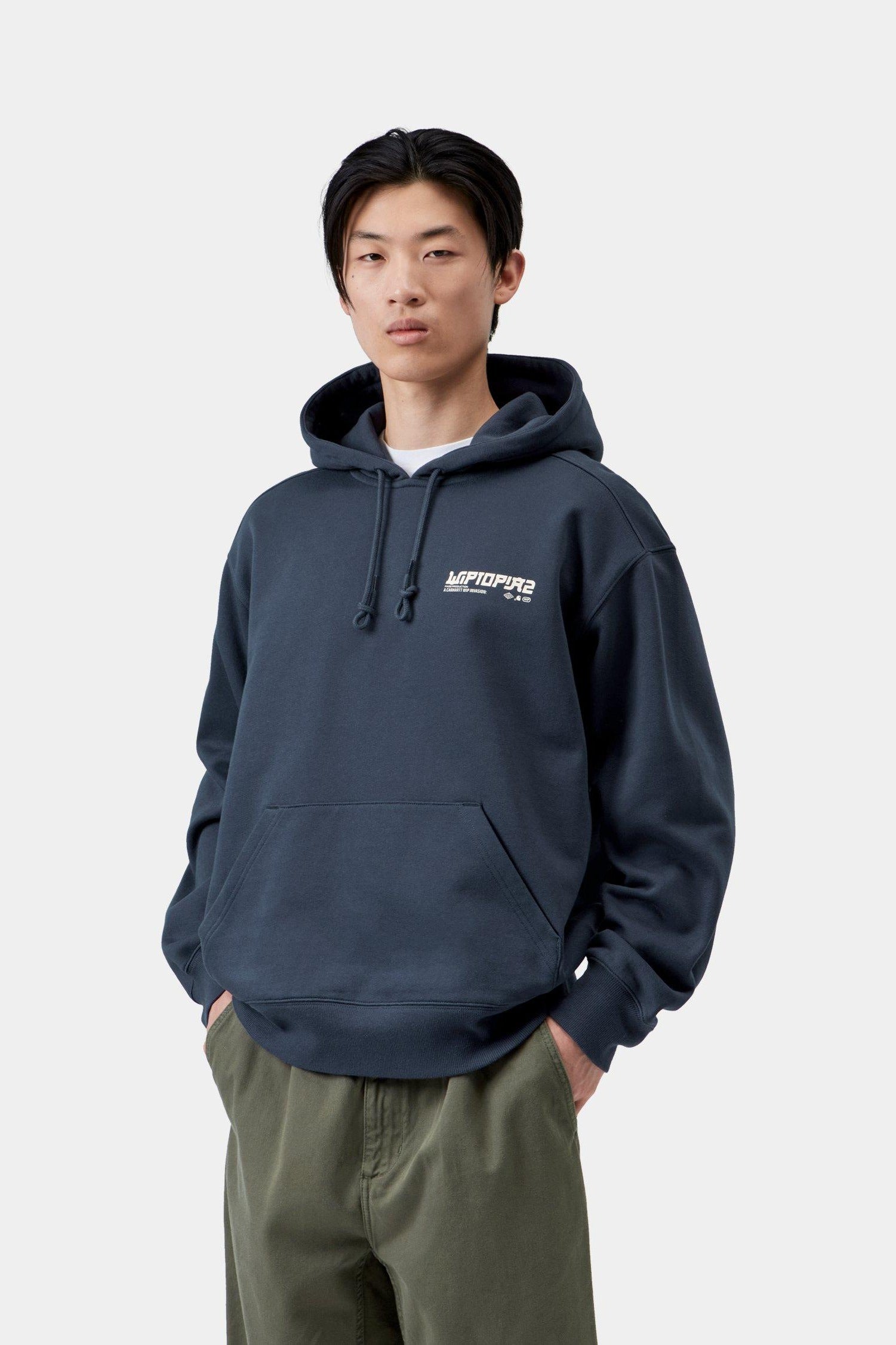 Hooded Wiptopia II Sweatshirt - Blue 2