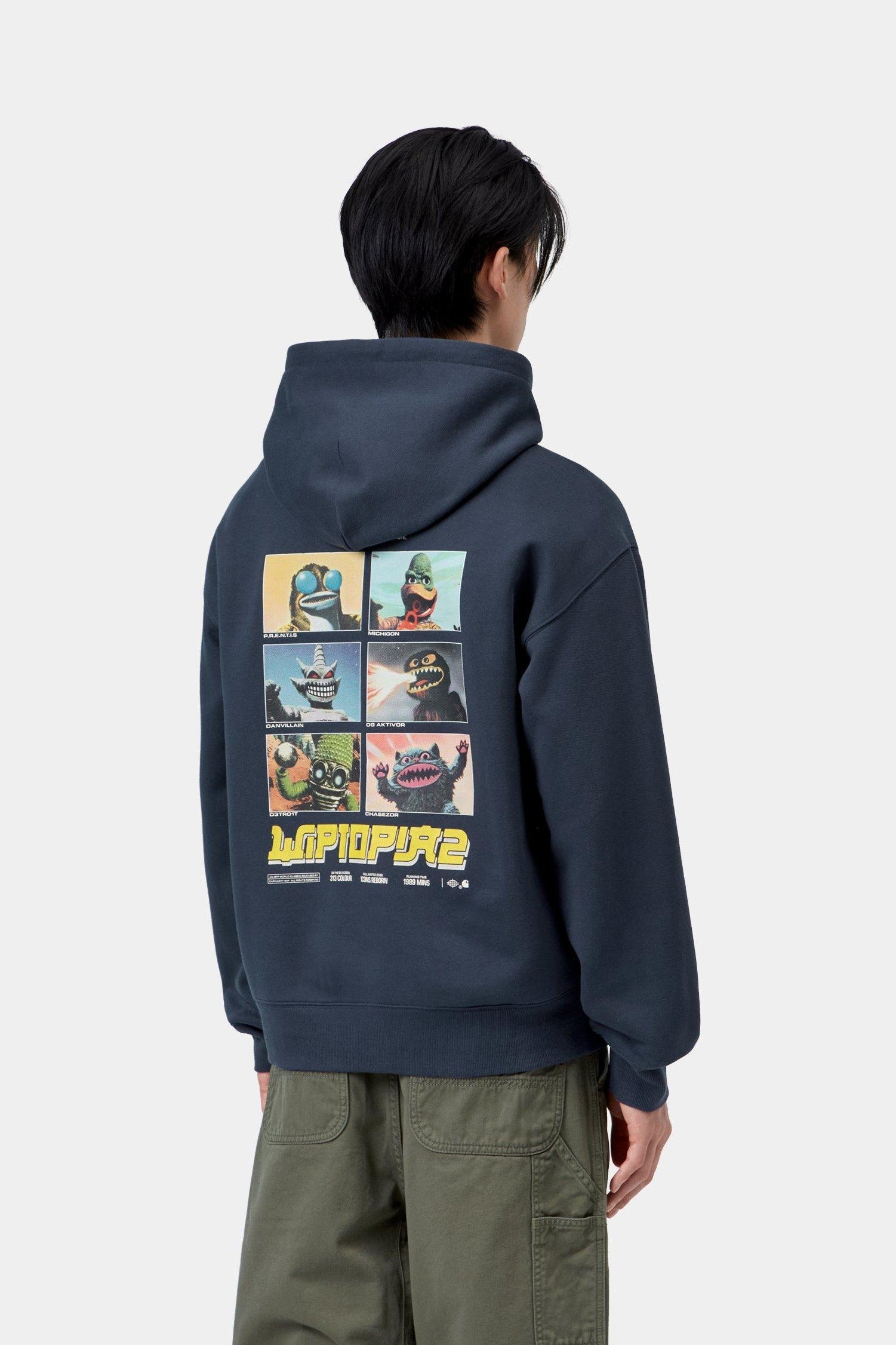 Hooded Wiptopia II Sweatshirt - Blue 3