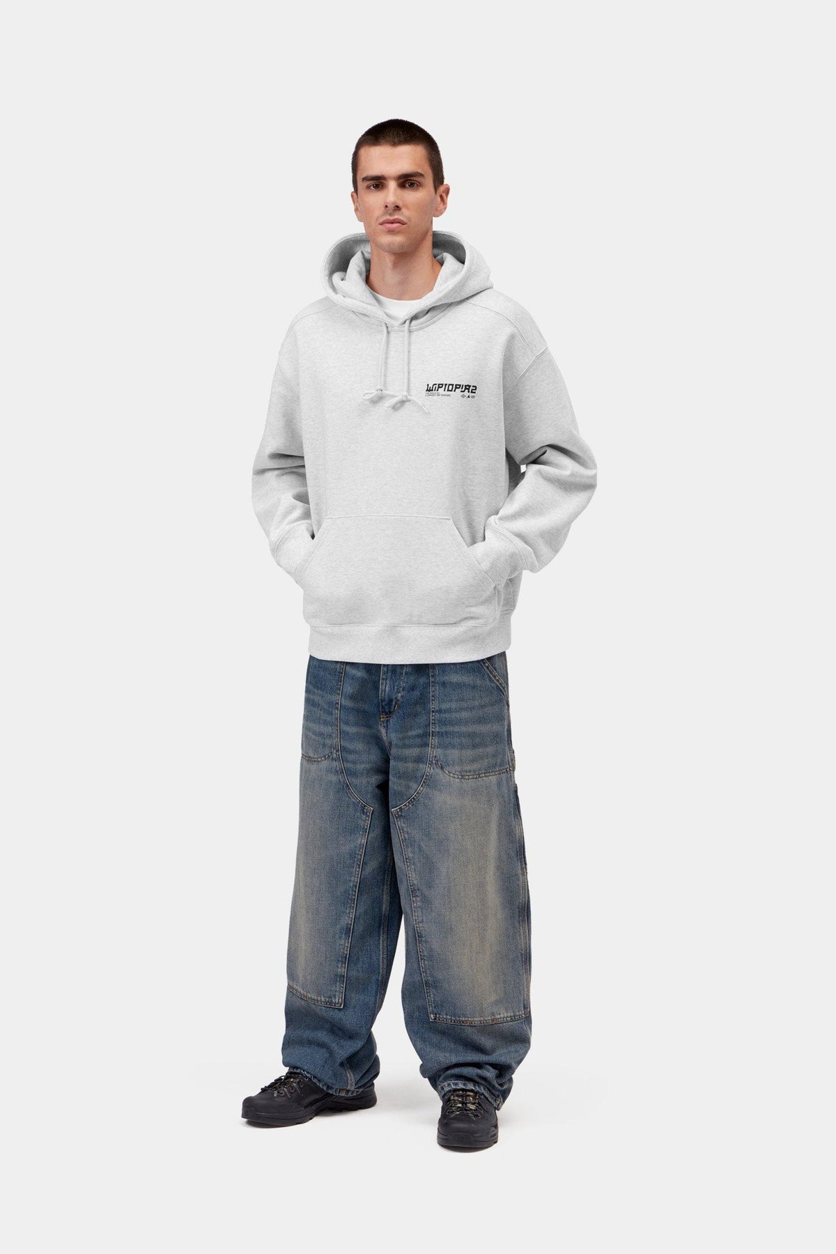 Hooded Wiptopia II Sweatshirt - Ash Heather