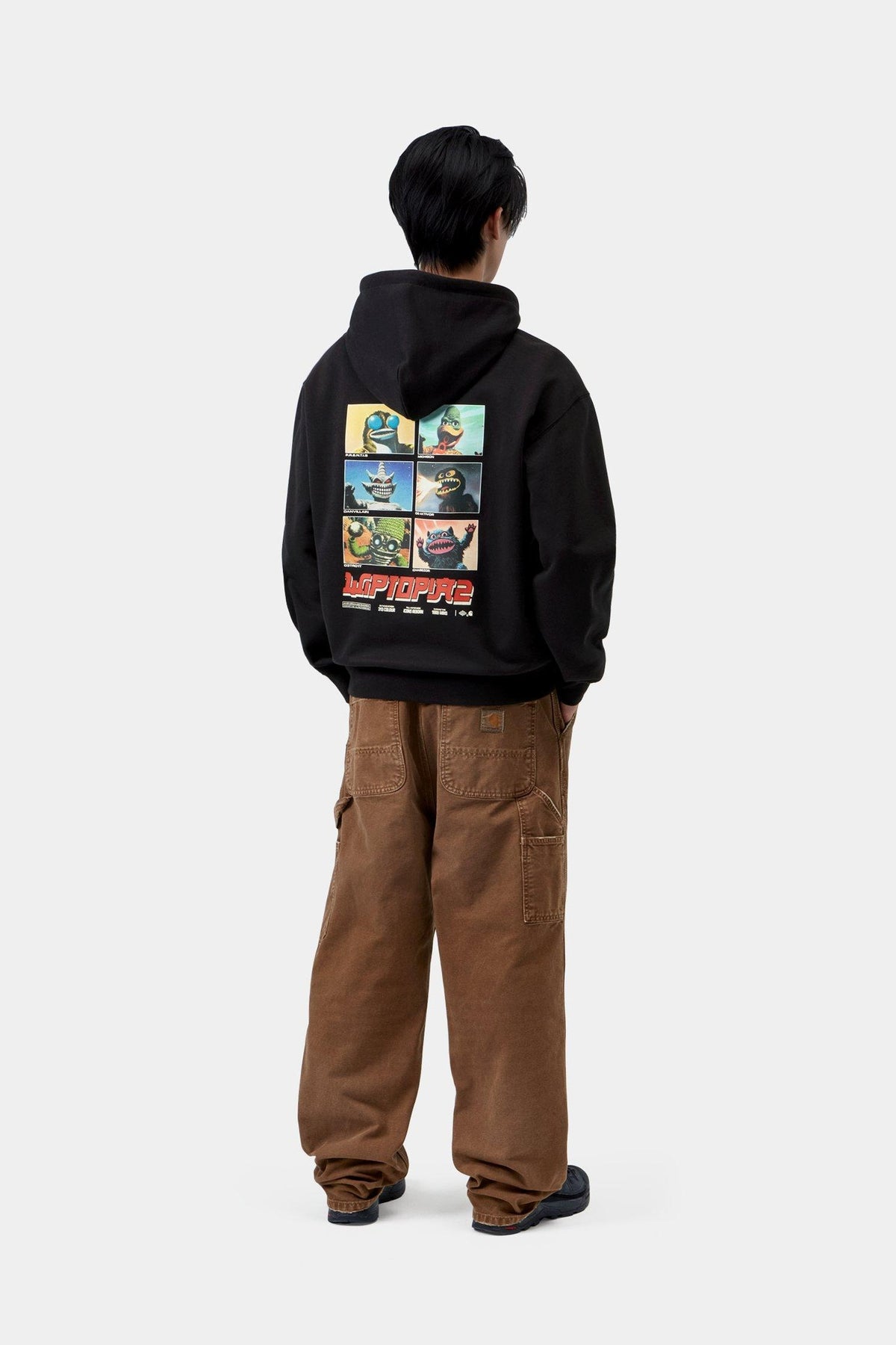 Hooded Wiptopia II Sweatshirt - Black