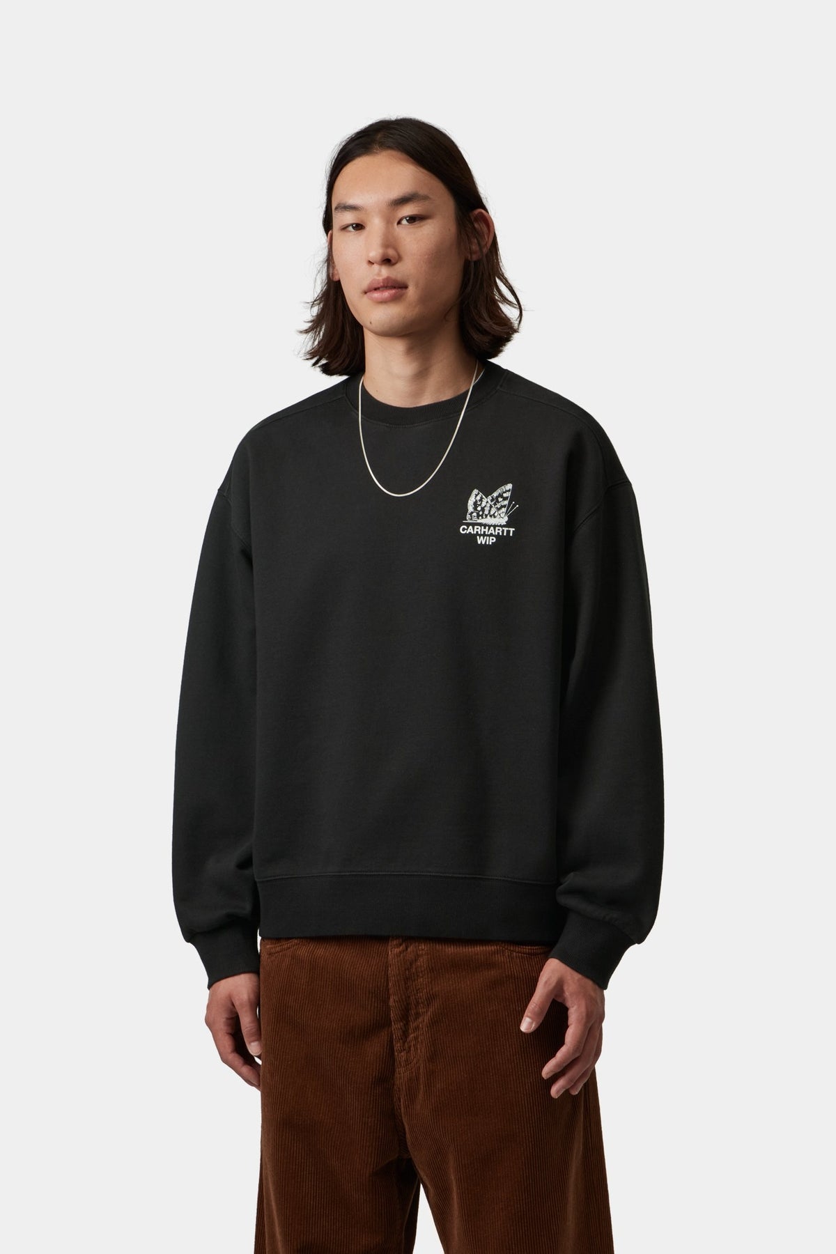 Hourglass Sweatshirt - Black stone washed