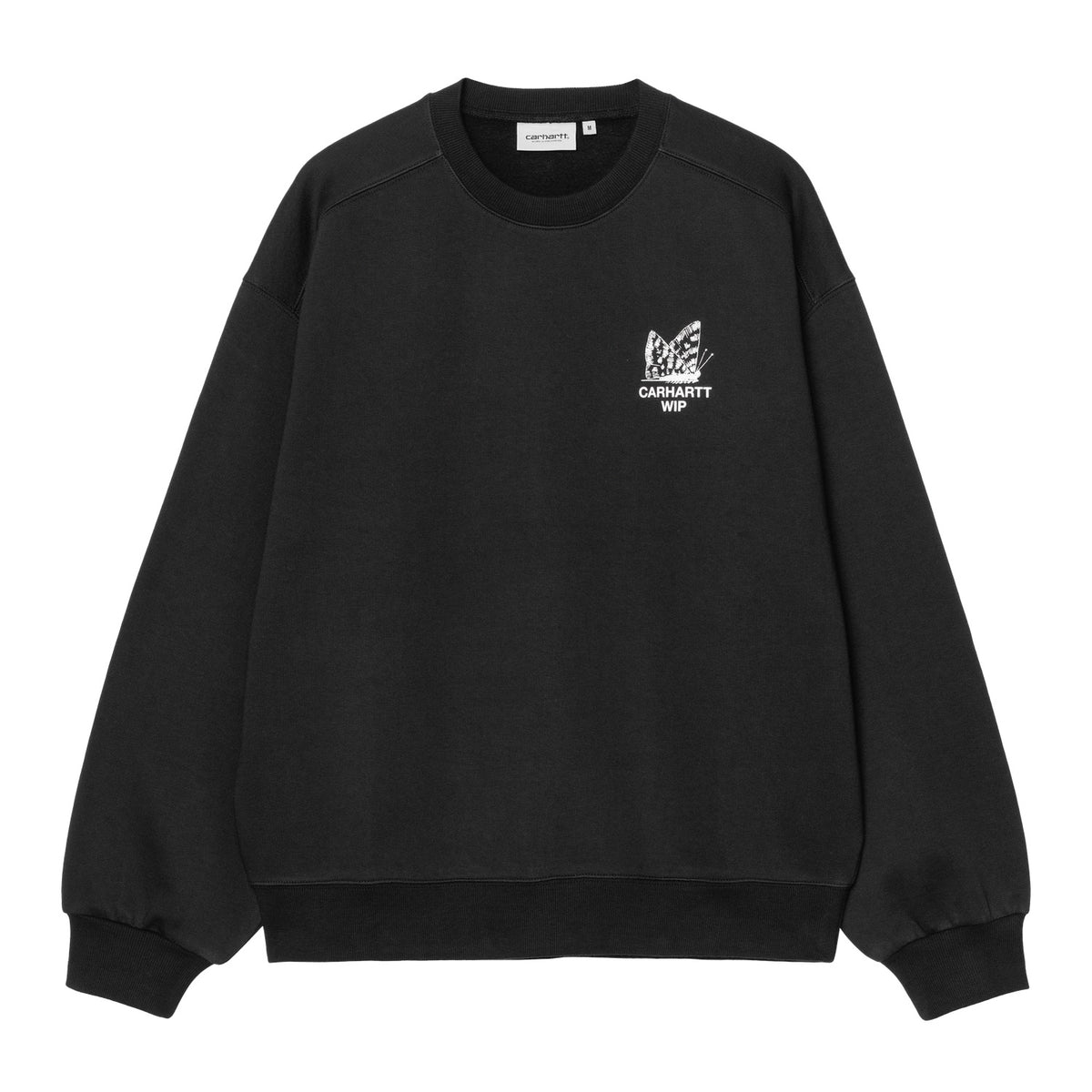 Hourglass Sweatshirt - Black stone washed