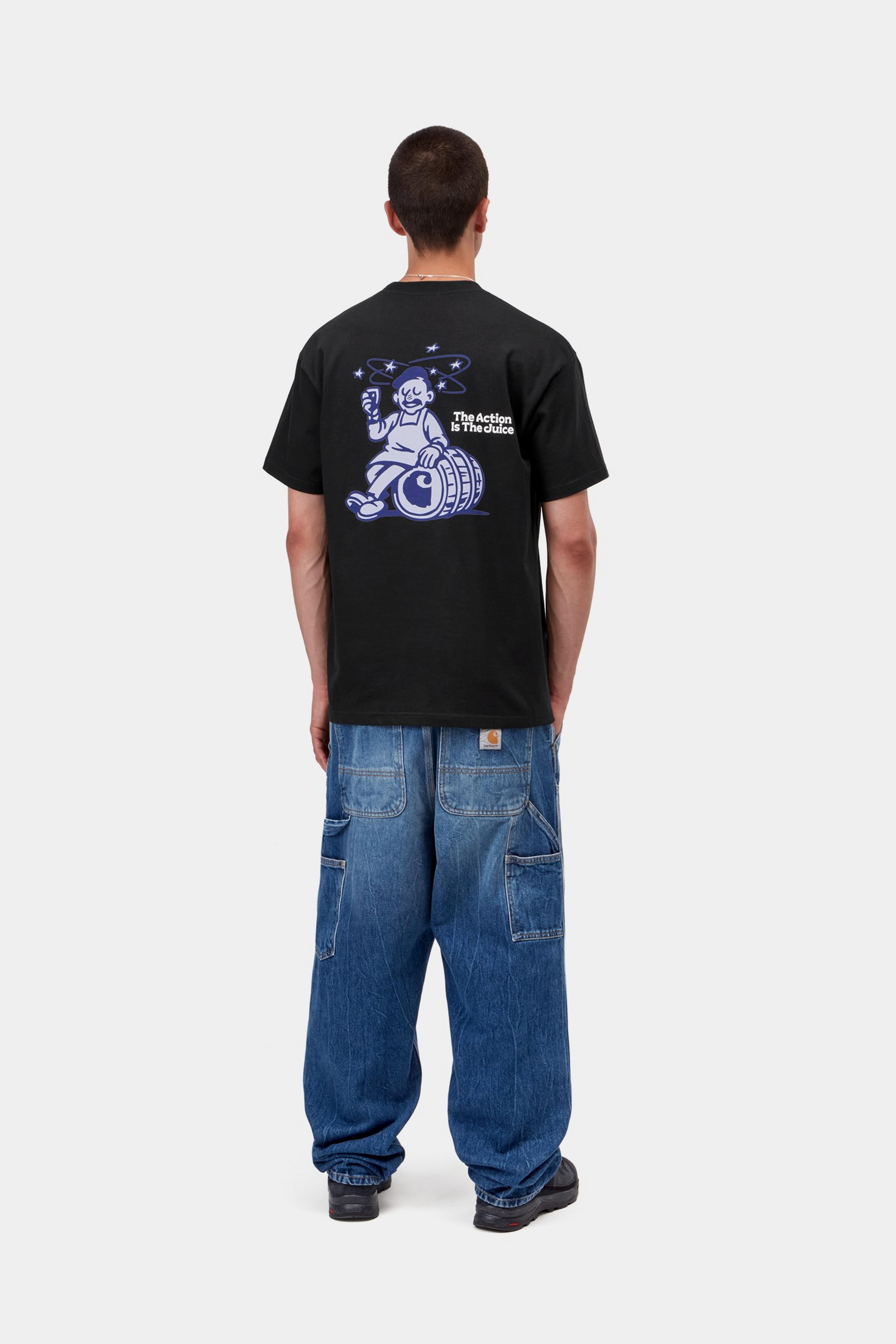 S/S Grape Picker T-Shirt - Black