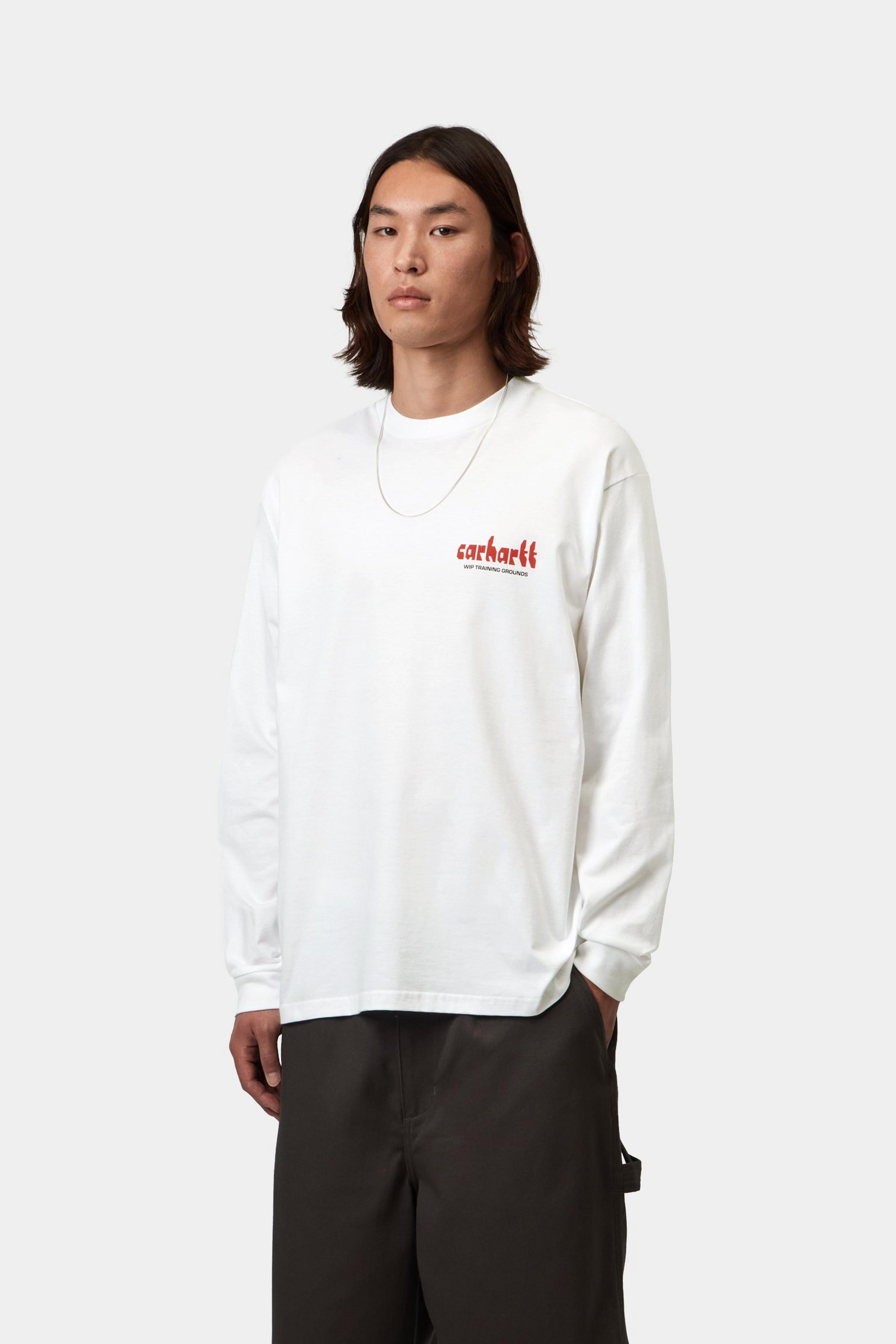 L/S Framework T-Shirt - White 2
