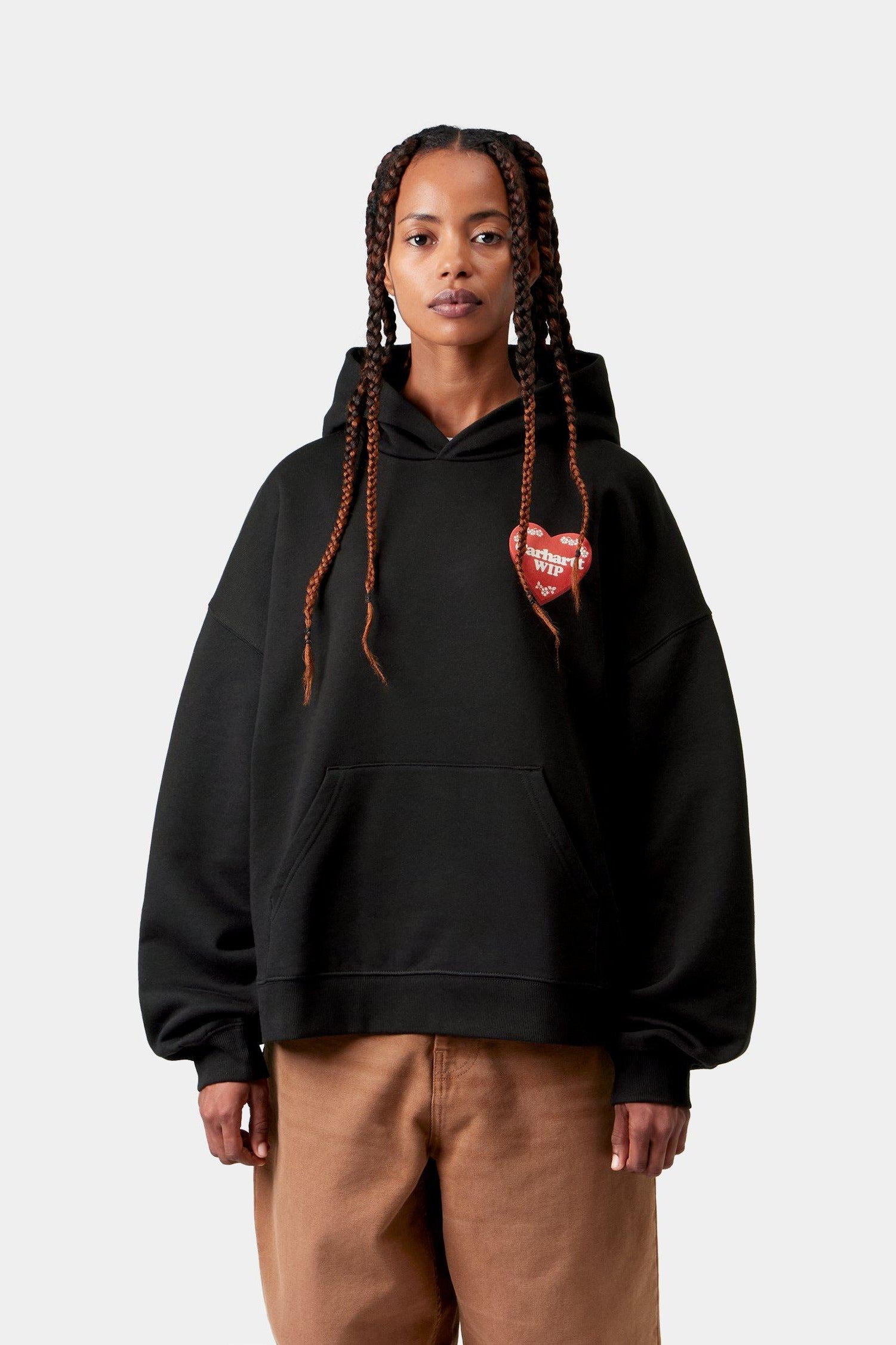 W' Hooded Hartt Case Sweatshirt - Black 2