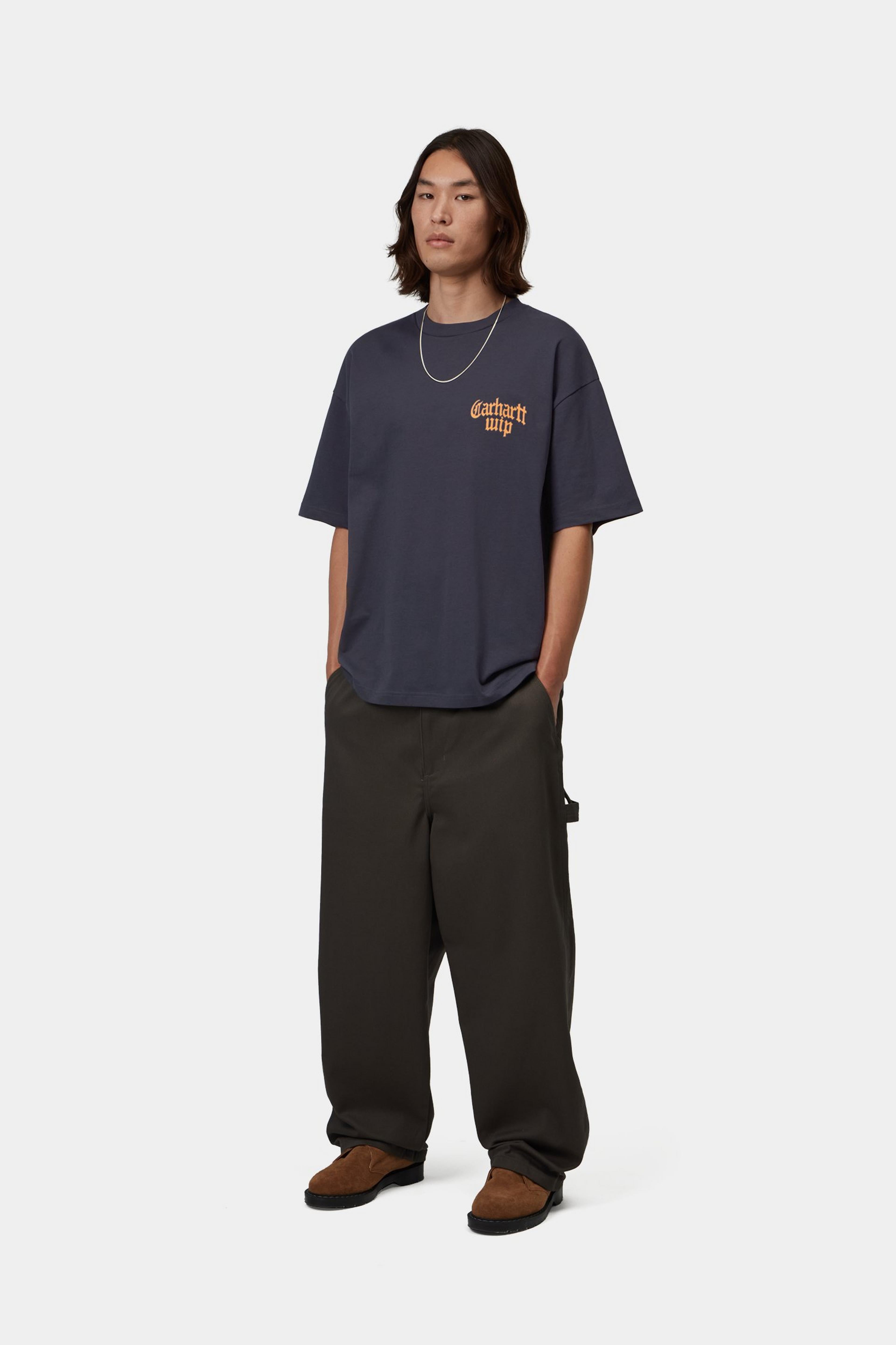 S/S Blackletter T-Shirt - Dark Navy 4