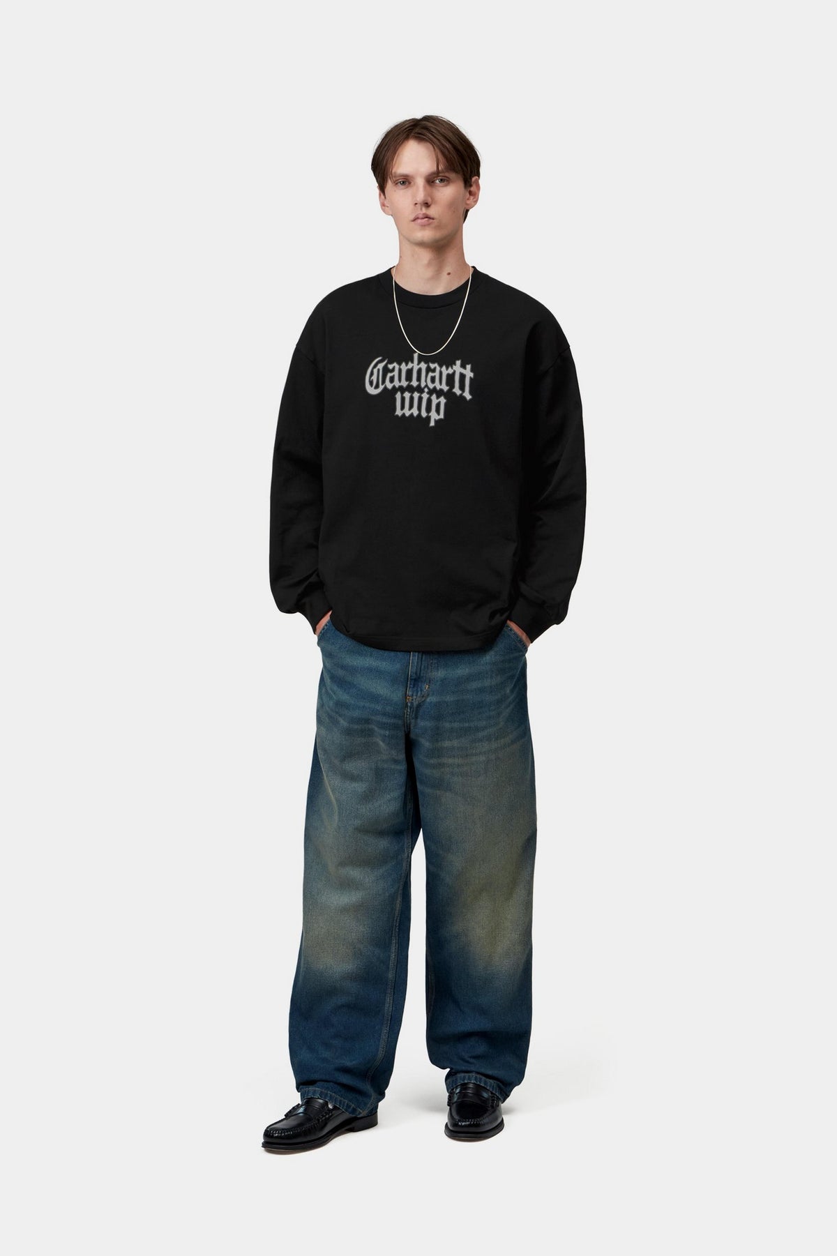 L/S Blackletter T-Shirt - Black