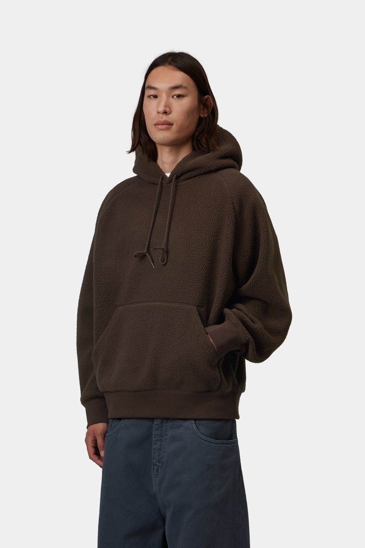 Hooded Limn C Fleece Sweatshirt - Tobacco