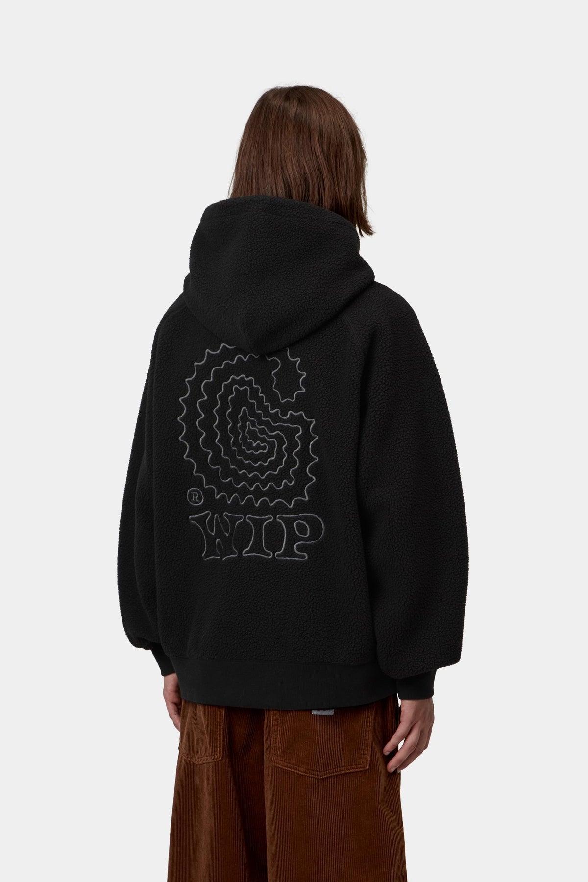 Hooded Limn C Fleece Sweatshirt - Black