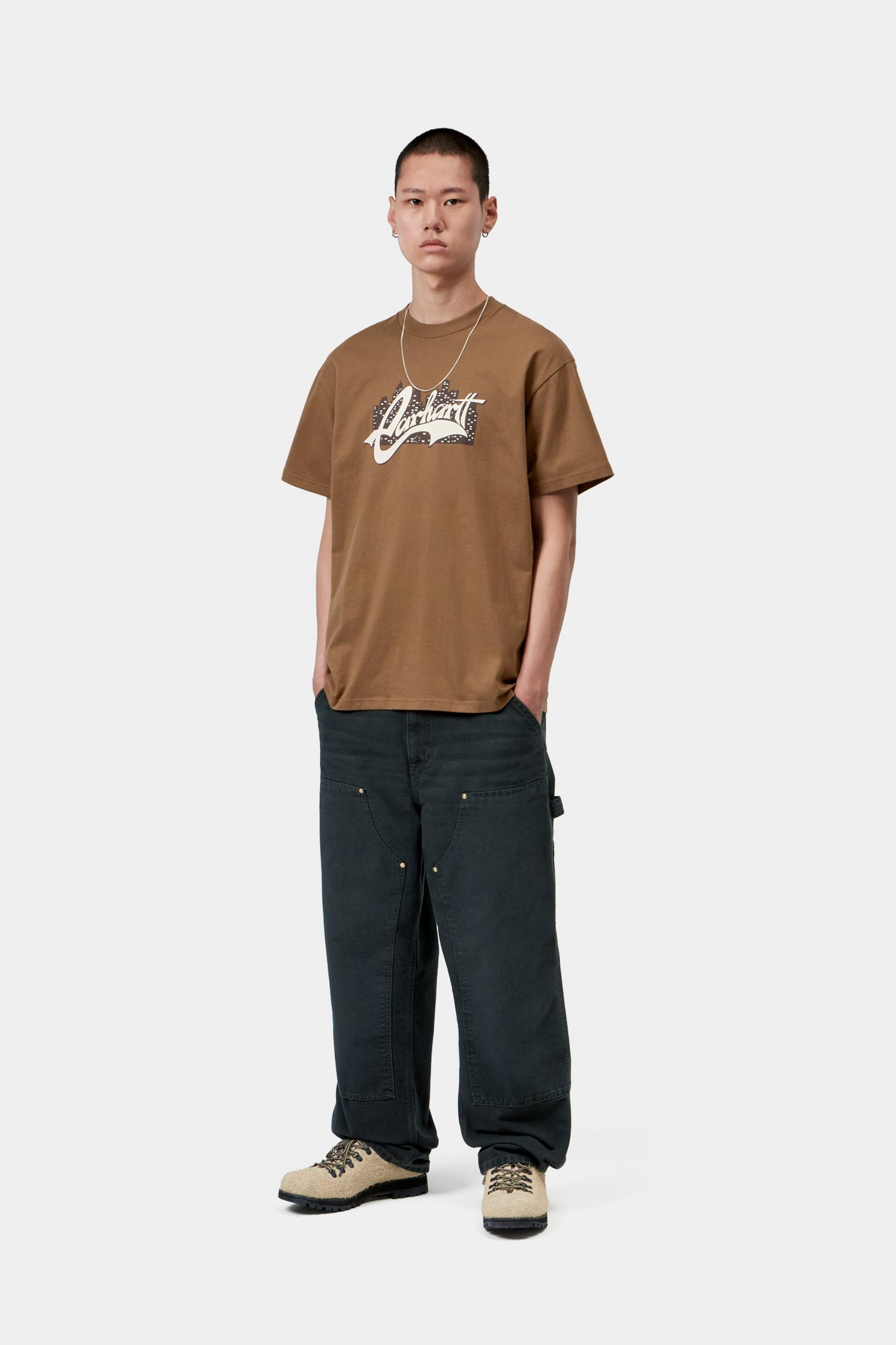 S/S Boogie Night T-Shirt - WIP H Brown 4