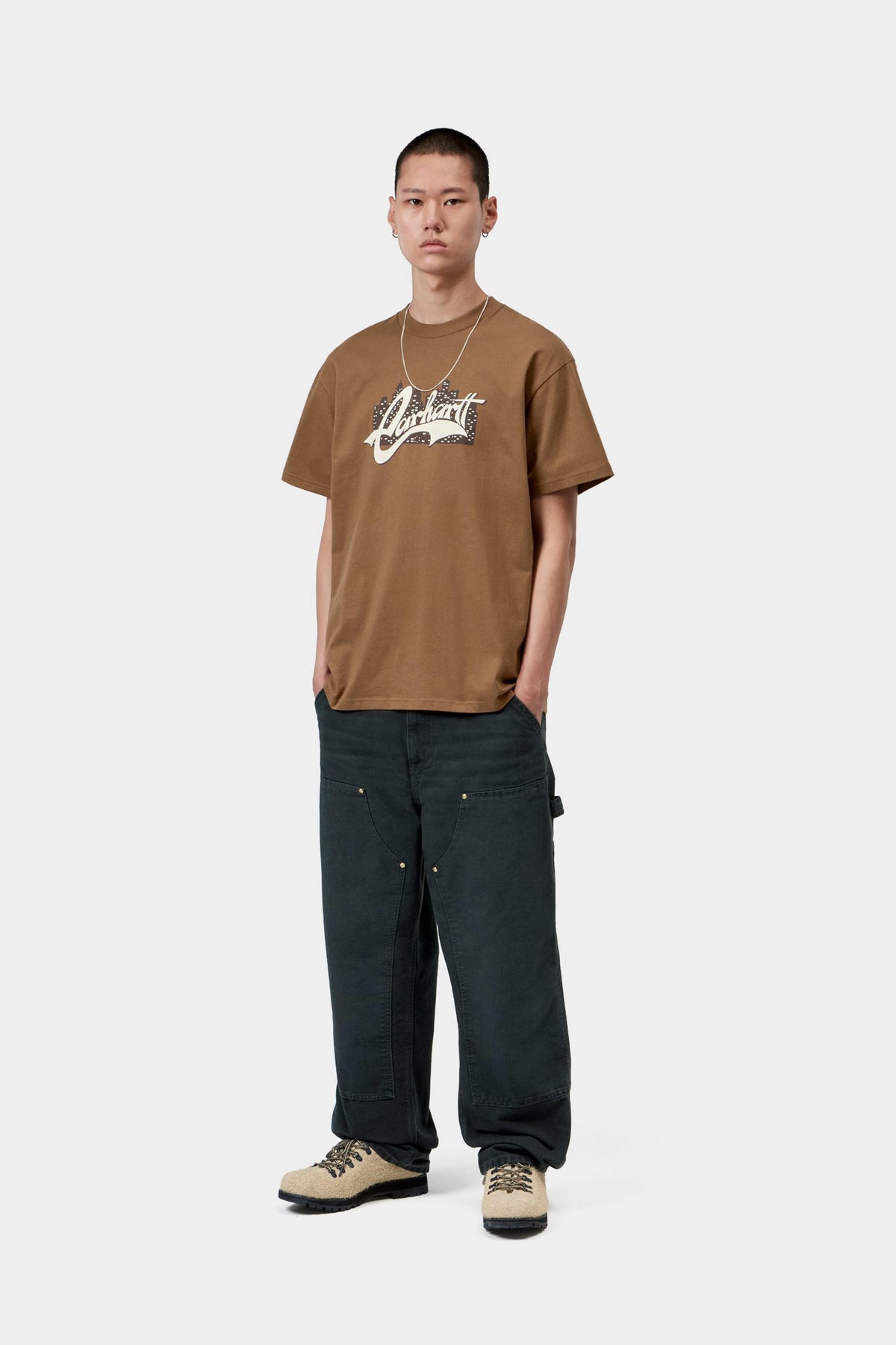 S/S Boogie Night T-Shirt - WIP H Brown
