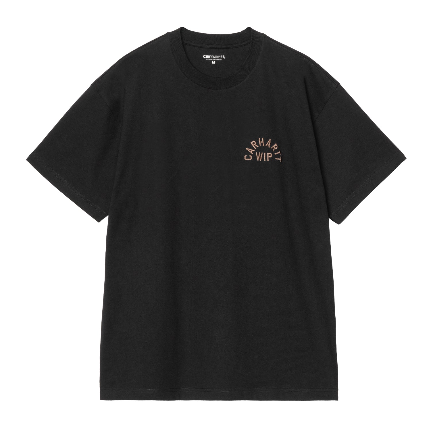 S/S Arch Script T-Shirt - Black / WIP H Brown