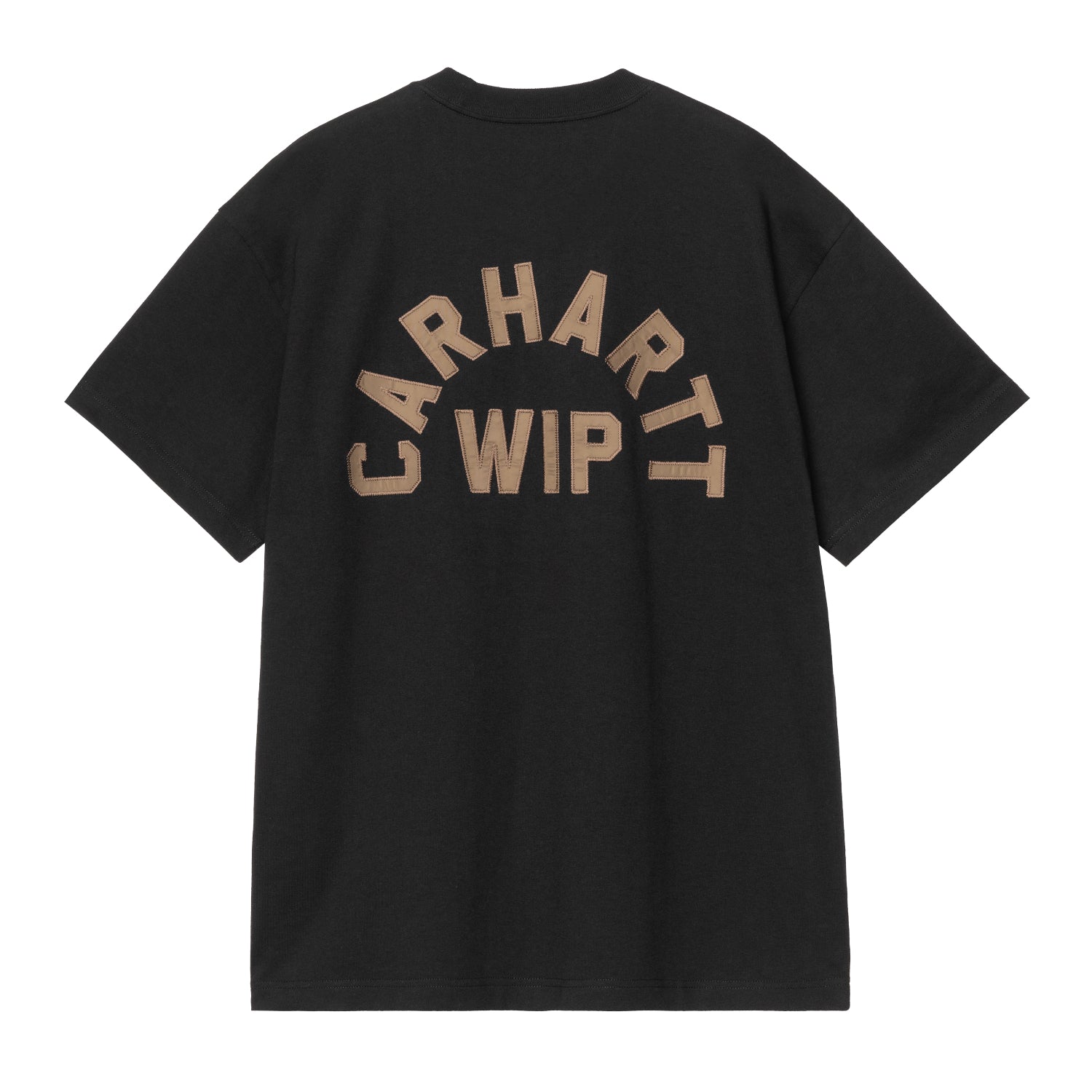 S/S Arch Script T-Shirt - Black / WIP H Brown