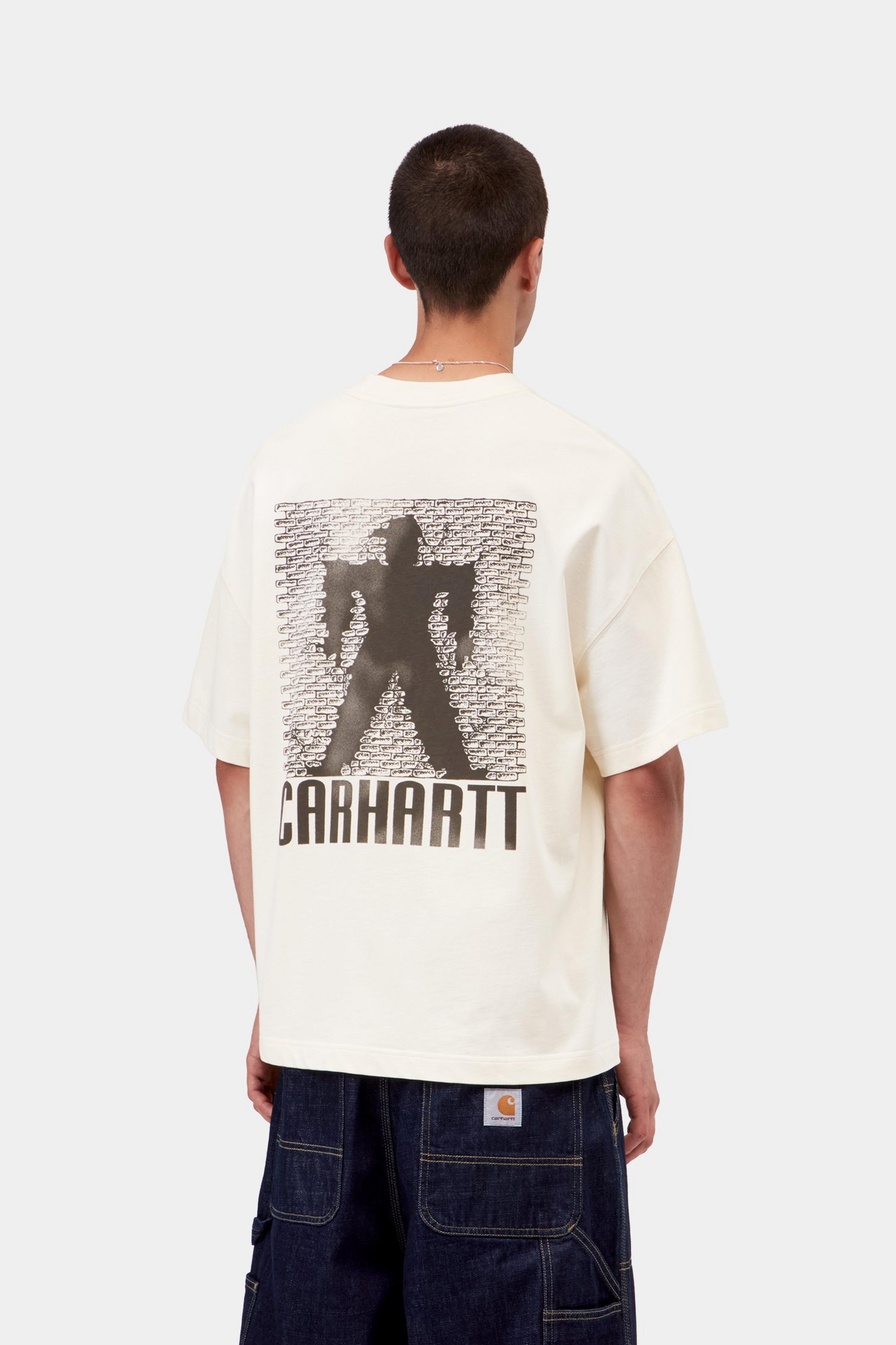 S/S Bricky Man T-Shirt - Wax, Stone dyed 3