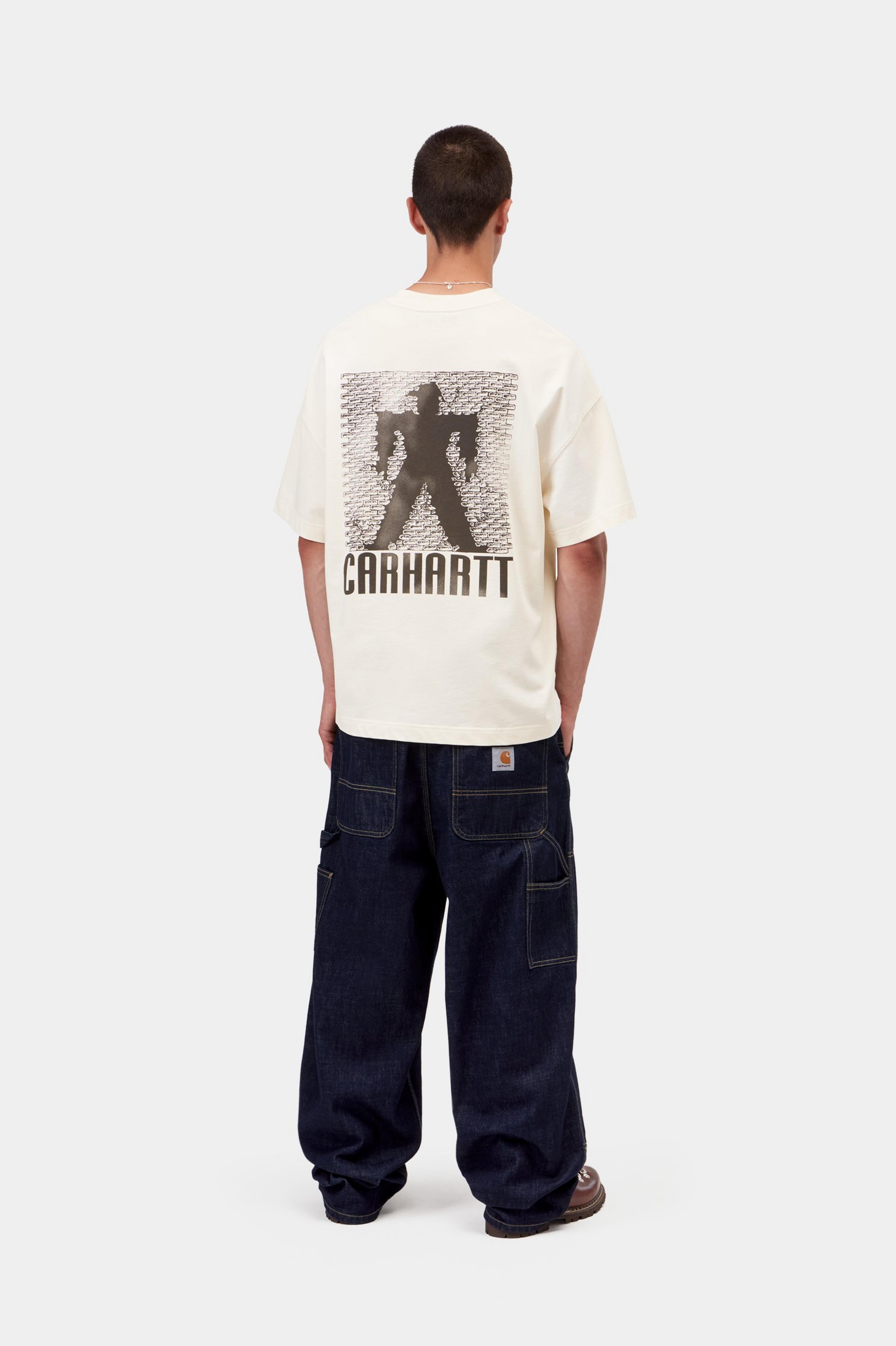 S/S Bricky Man T-Shirt - Wax, Stone dyed 4