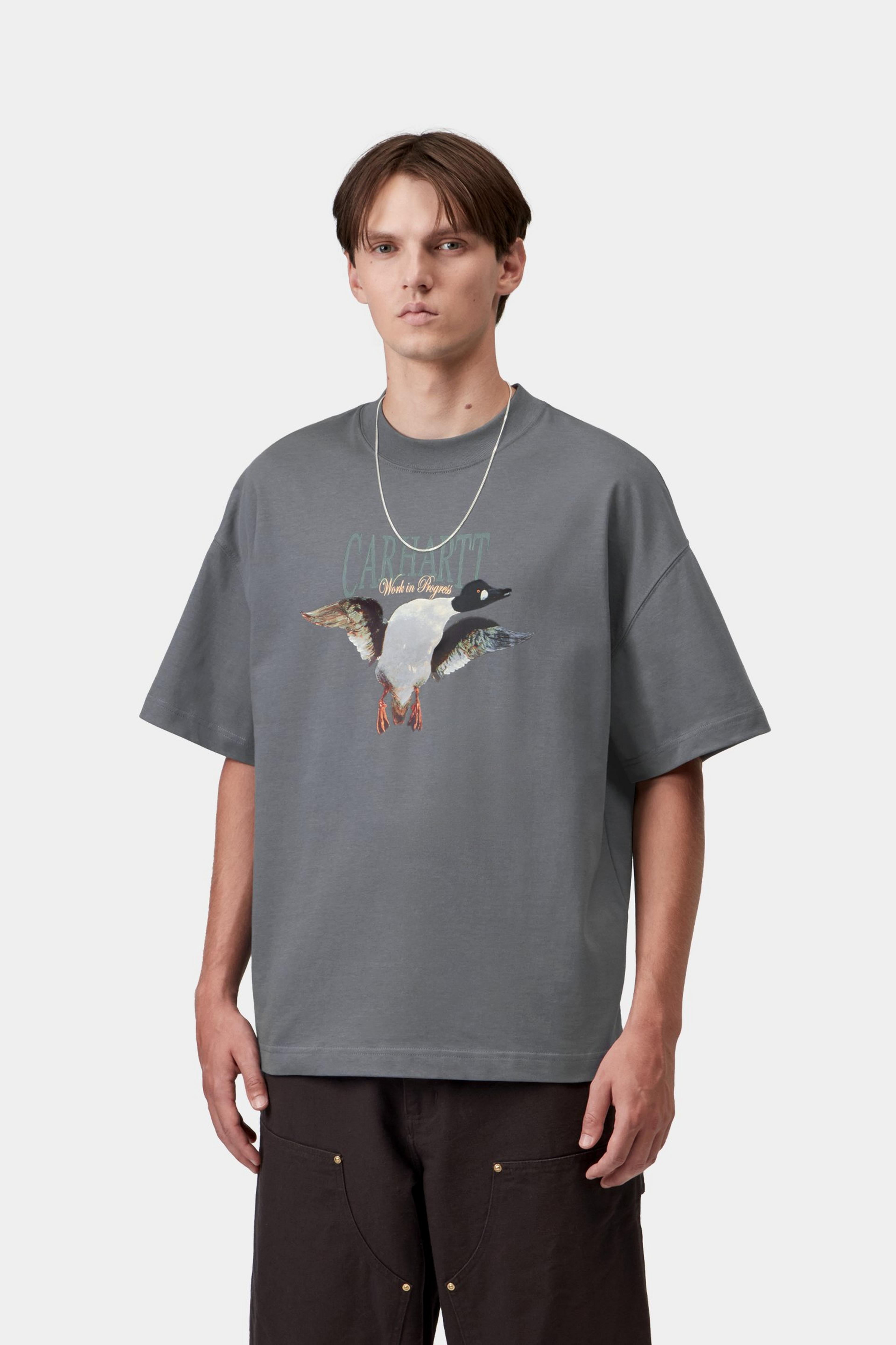 Carhartt WIP x FCRBポケットロングスリーブ Tシャツ